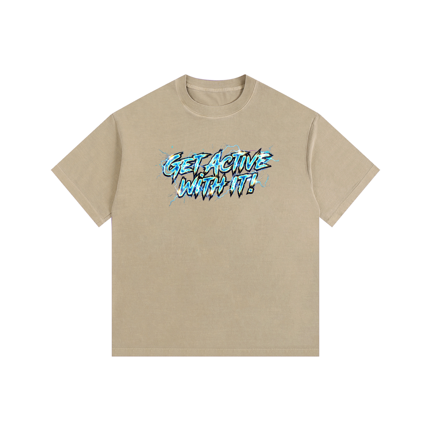 Get Active With It Voltage Oversized Cotton T-Shirt (11 colors)