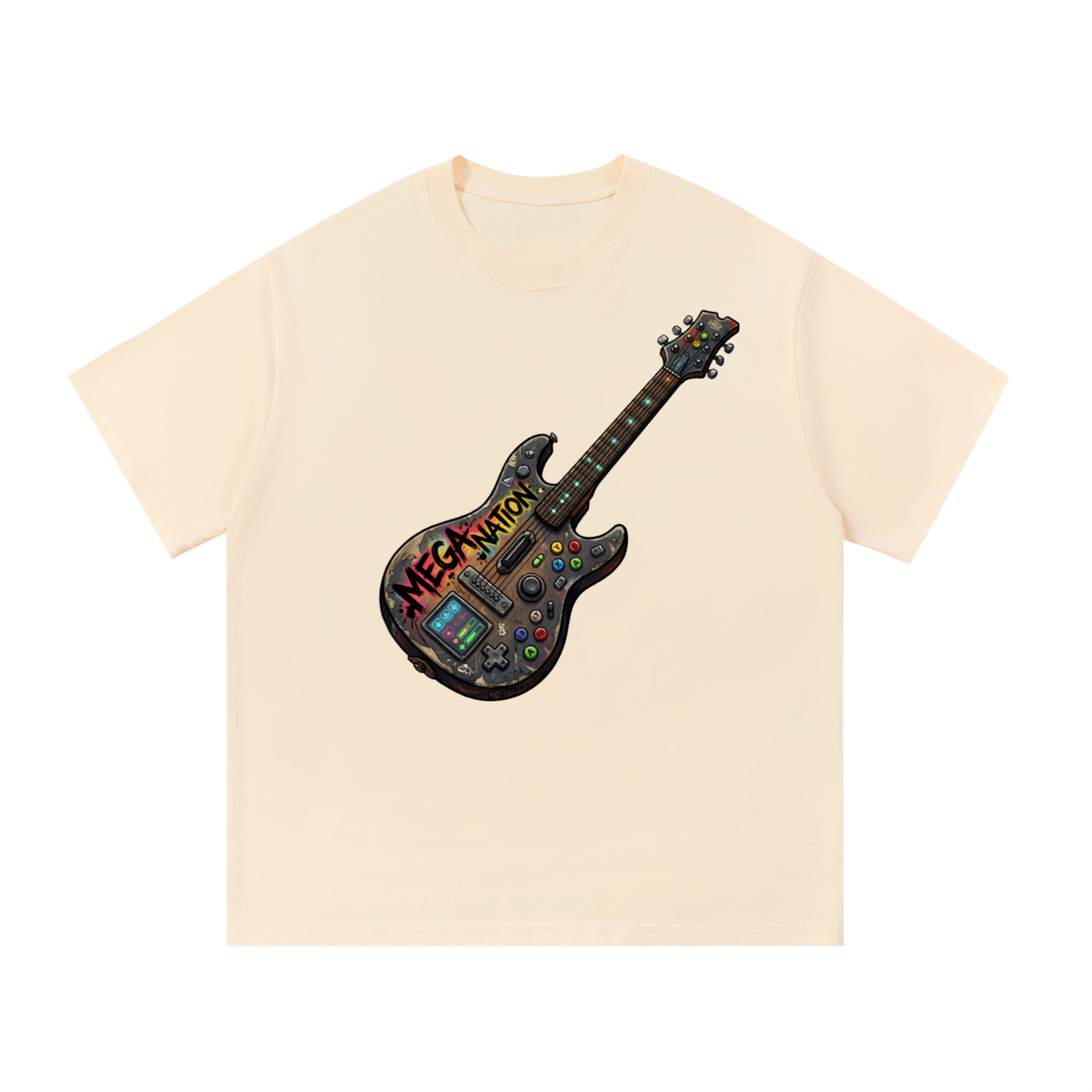 Mega Nation Gamer Guitar 2 T-Shirt (10 colors)