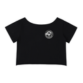 MNA Outlaws (Front and Back Logo) Off-Shoulder Cropped T-Shirt (5 colors)