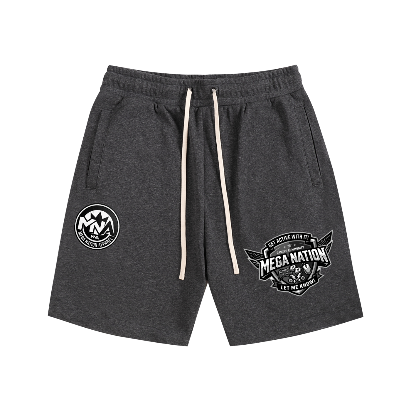 Mega Nation Gaming Community Essential Cotton Shorts (6 colors)