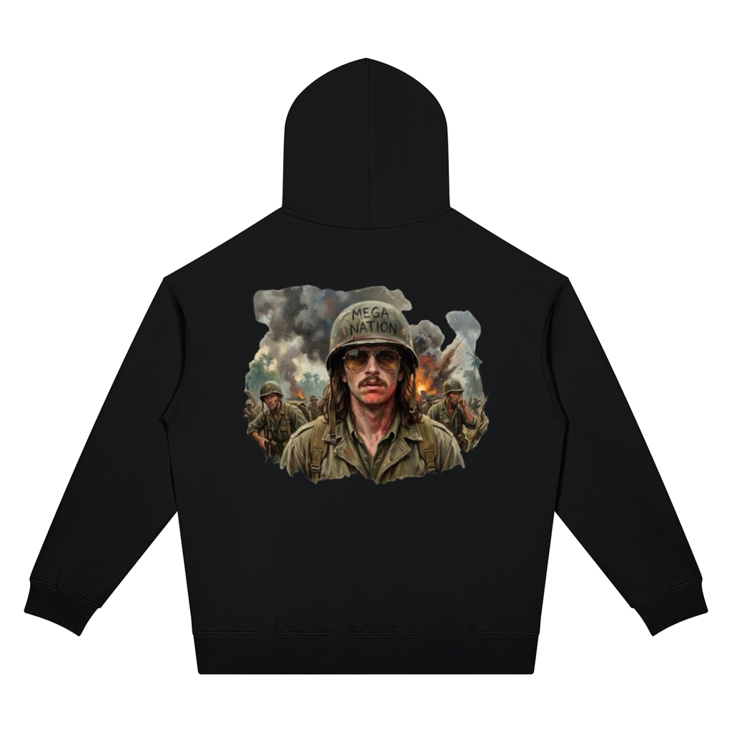 Mega Nation War Stories Unisex Oversized Drop Shoulder Hoodie (7 colors)