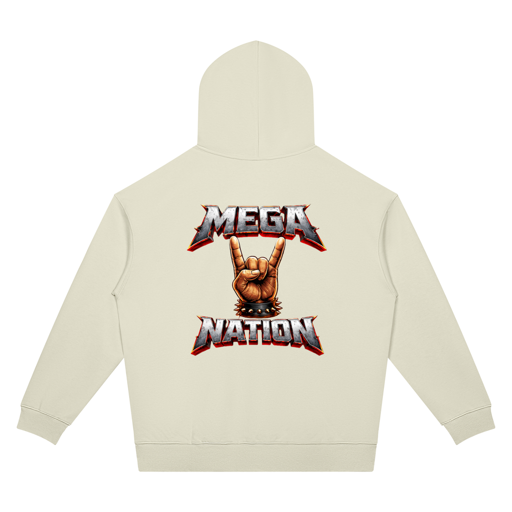 Mega Nation Rocker Unisex Oversized Drop Shoulder Hoodie (7 colors)