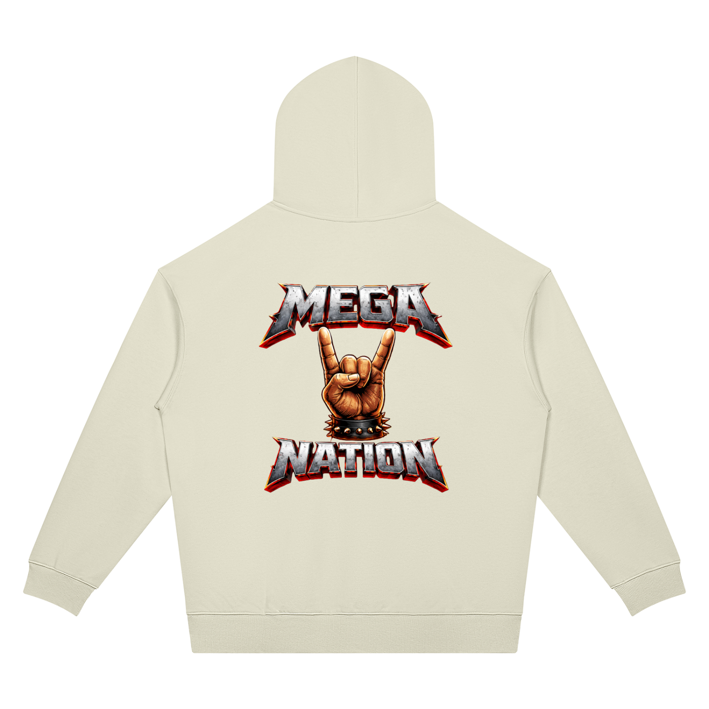 Mega Nation Rocker Unisex Oversized Drop Shoulder Hoodie (7 colors)
