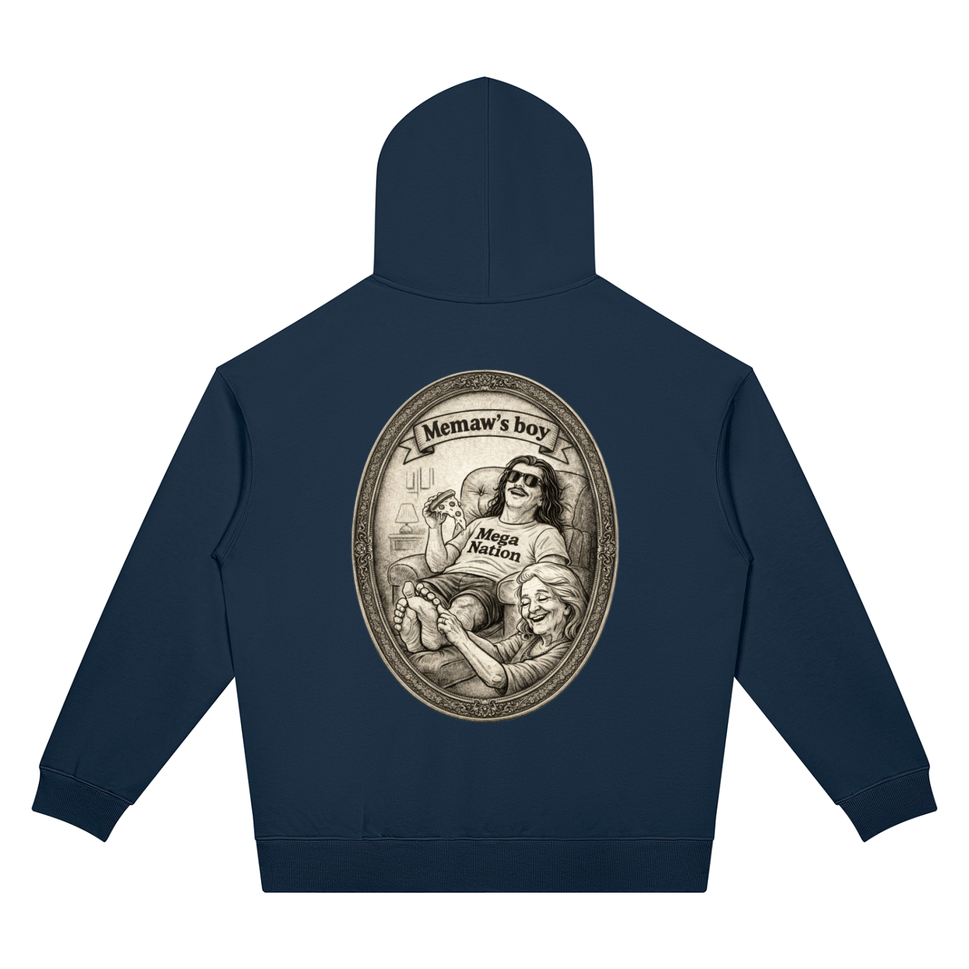 Memaw's Boy Unisex Oversized Drop Shoulder Hoodie (7 colors)