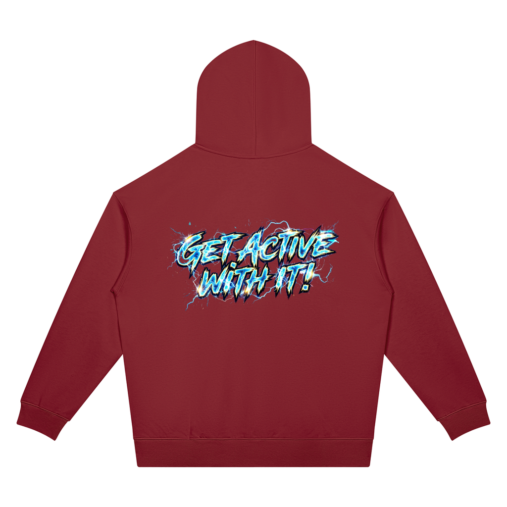 Get Active With it Unisex Oversized Drop Shoulder Hoodie (7 colors)