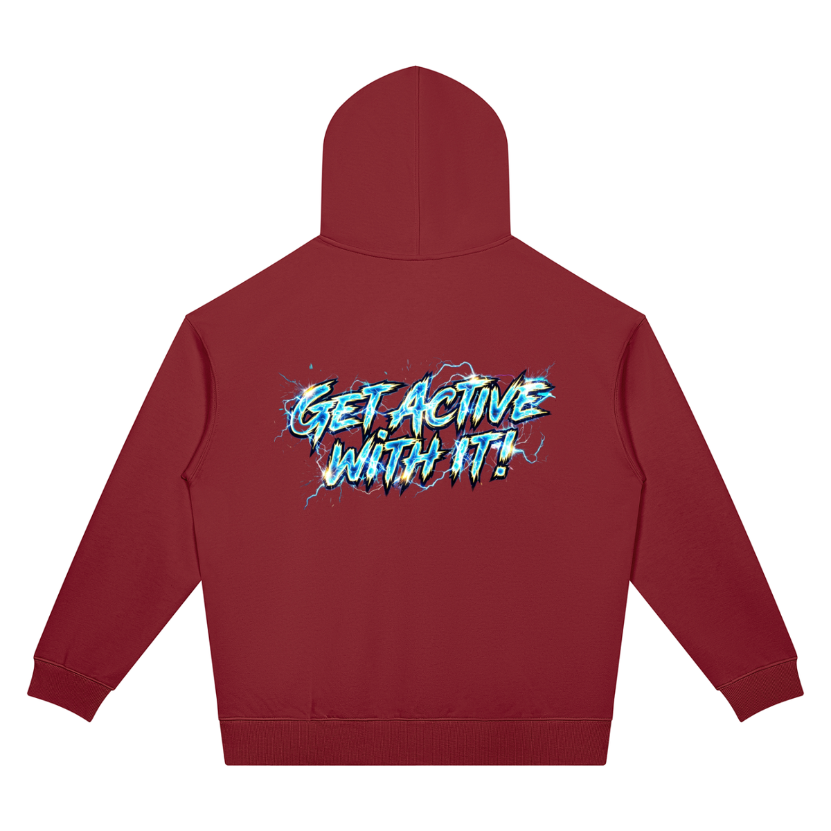 Get Active With it Unisex Oversized Drop Shoulder Hoodie (7 colors)