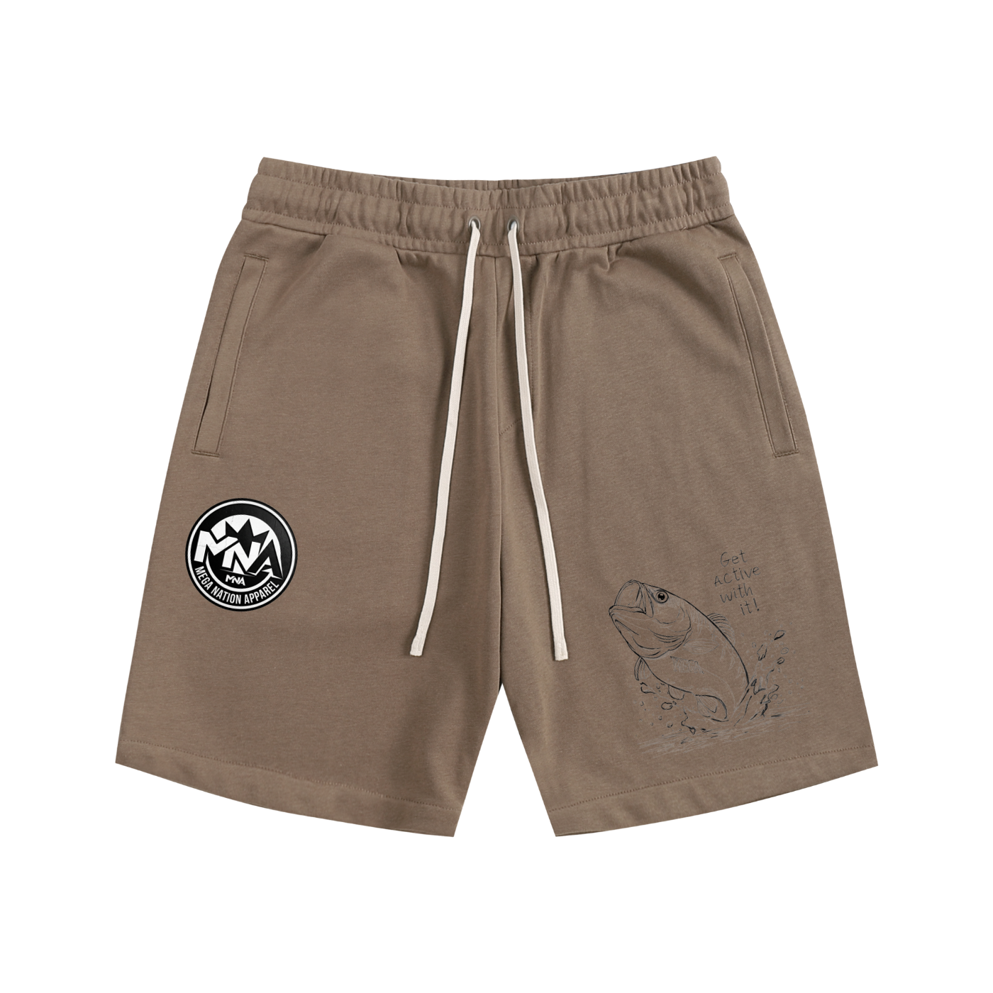 MNA Get Active Bass Essential Cotton Shorts (4 colors)