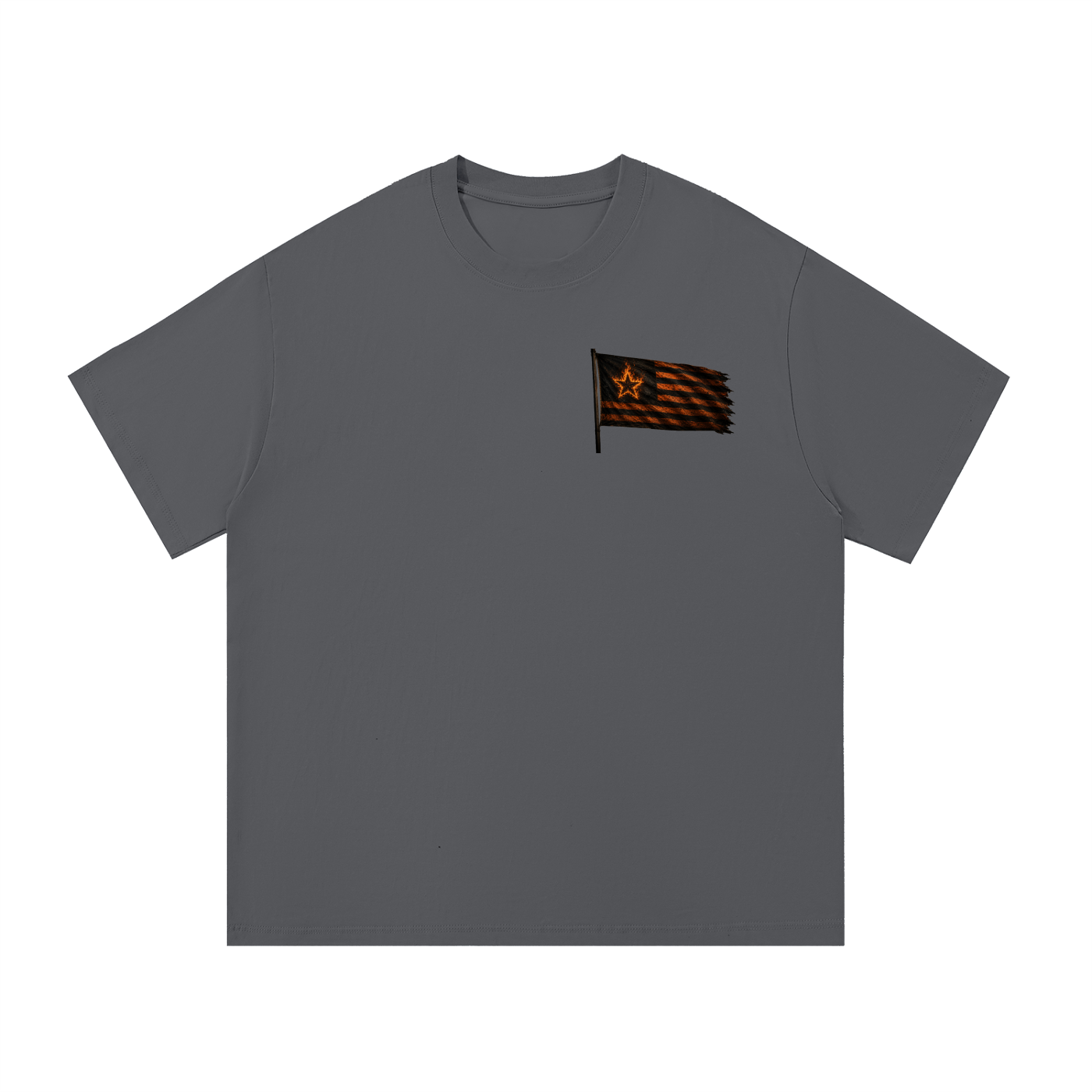 Mega Nation Flag (Front & Back Logo) Essential Cotton T-Shirt (6 colors)