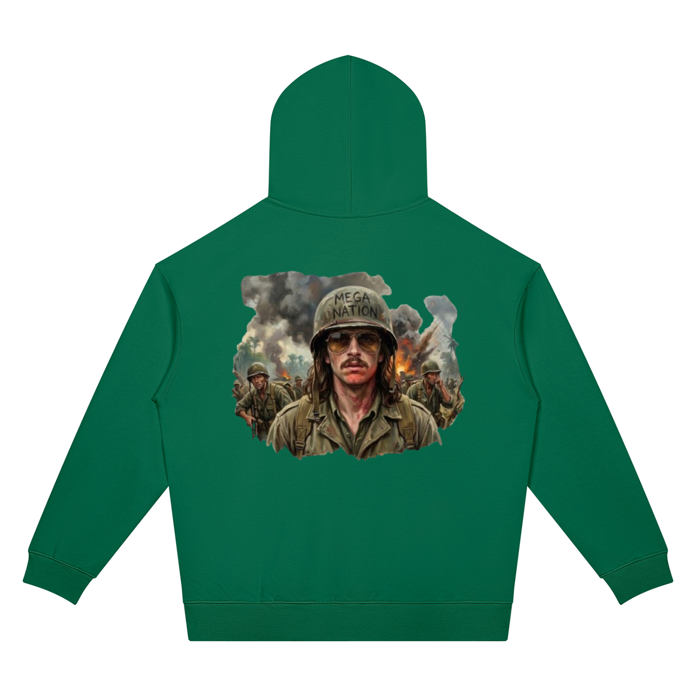 Mega Nation War Stories Unisex Oversized Drop Shoulder Hoodie (7 colors)