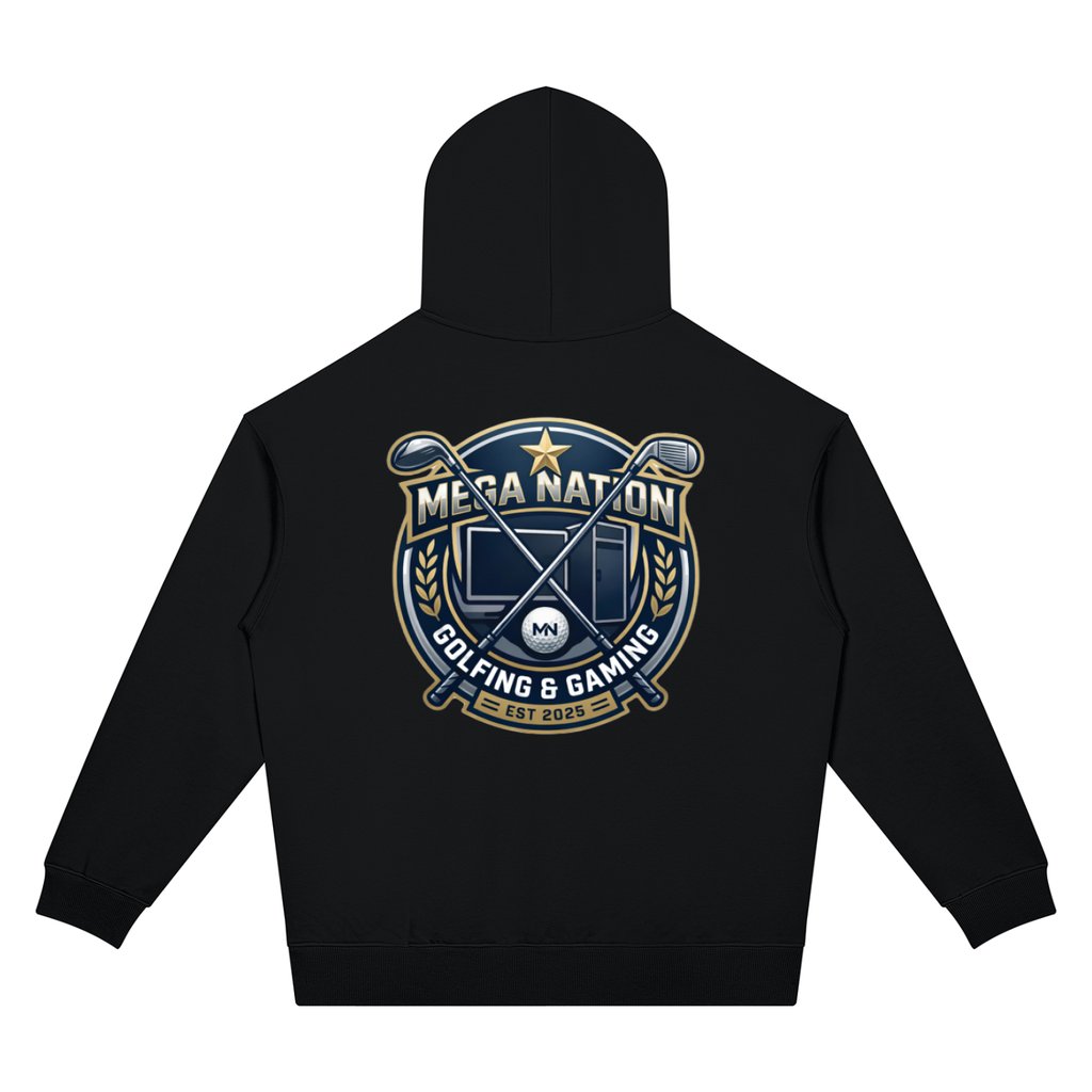 Mega Nation Golf & Gaming Unisex Oversized Drop Shoulder Hoodie (7 colors)