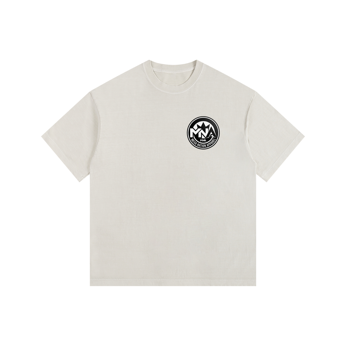 MNA Mega Slangers (Front and Back Logo) Oversized Cotton T-Shirt (7 colors)