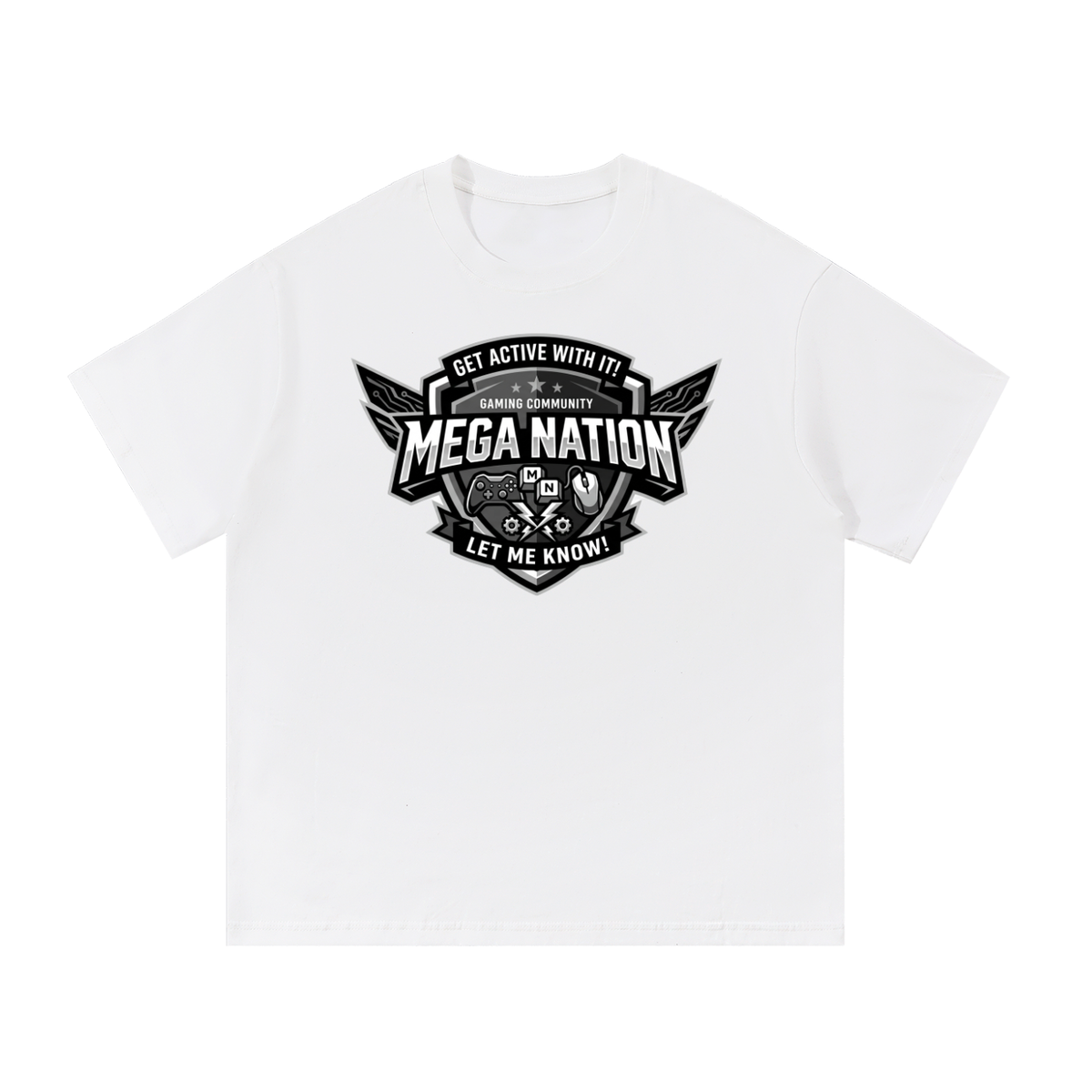 Mega Nation Gaming Community Essential Cotton T-Shirt (10 colors)