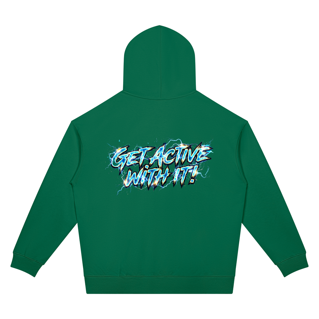 Get Active With it Unisex Oversized Drop Shoulder Hoodie (7 colors)