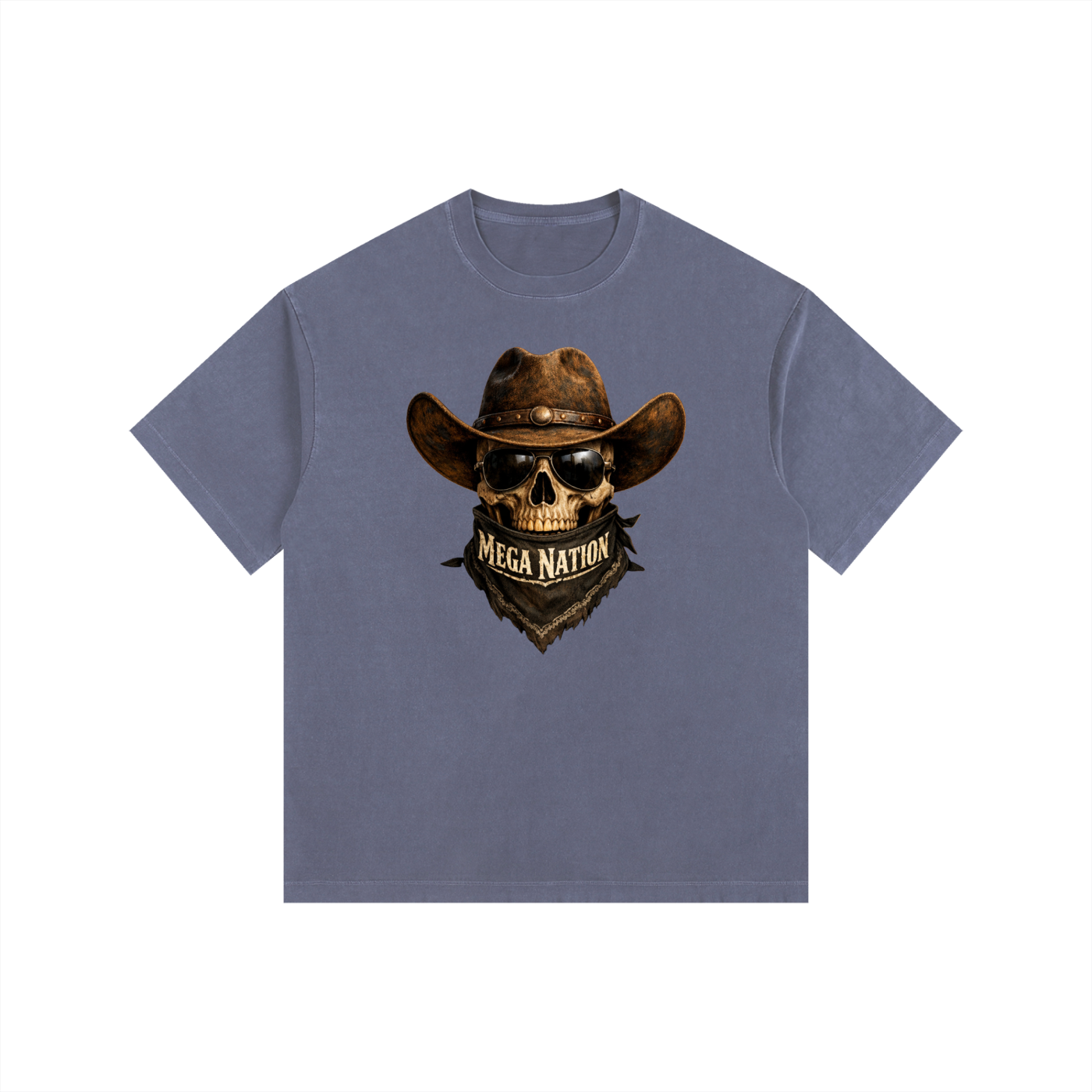 Mega Nation Outlaw Oversized Cotton T-Shirt (11 colors)