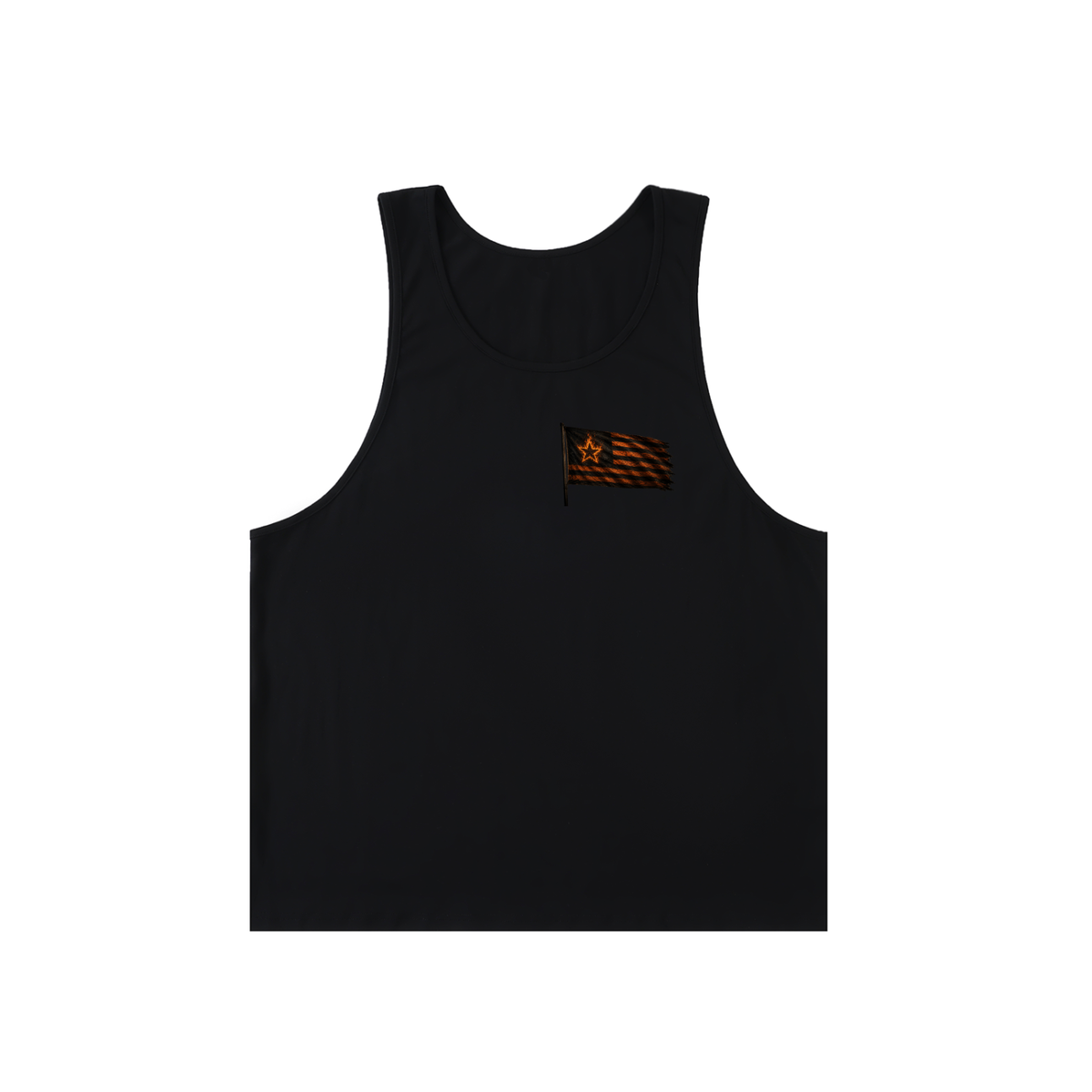 Mega Nation Flag (Front & Back Logo) Unisex Loose Tank Top (2 colors)