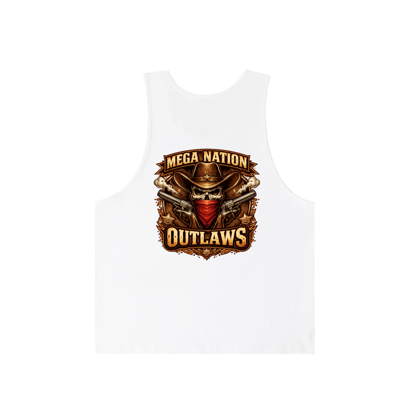 MNA Outlaws (Front and Back Logo) Loose Fit Tank Top (2 colors)
