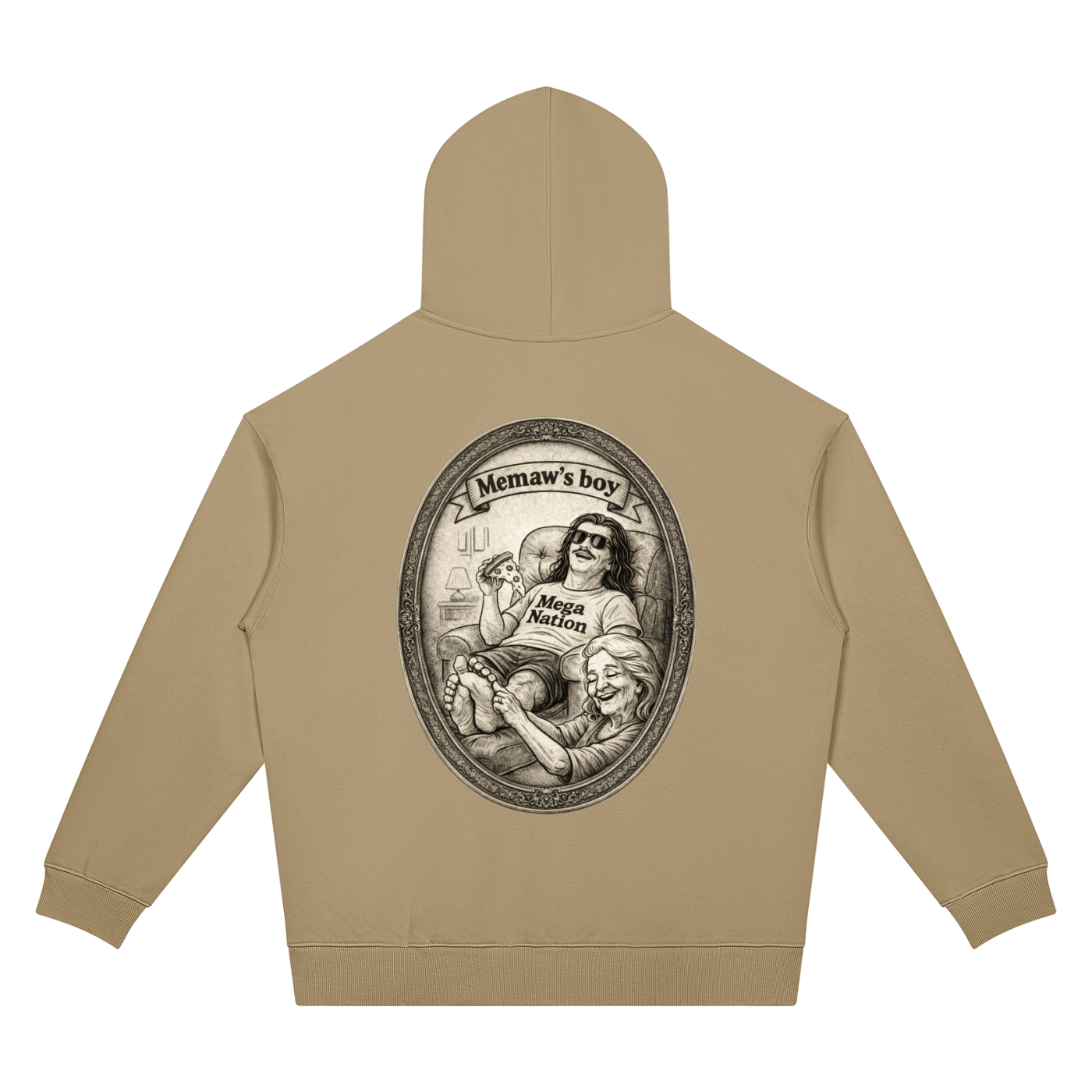 Memaw's Boy Unisex Oversized Drop Shoulder Hoodie (7 colors)