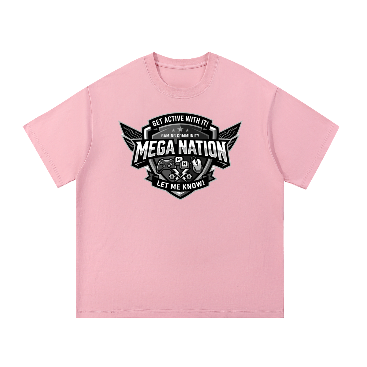 Mega Nation Gaming Community Essential Cotton T-Shirt (10 colors)