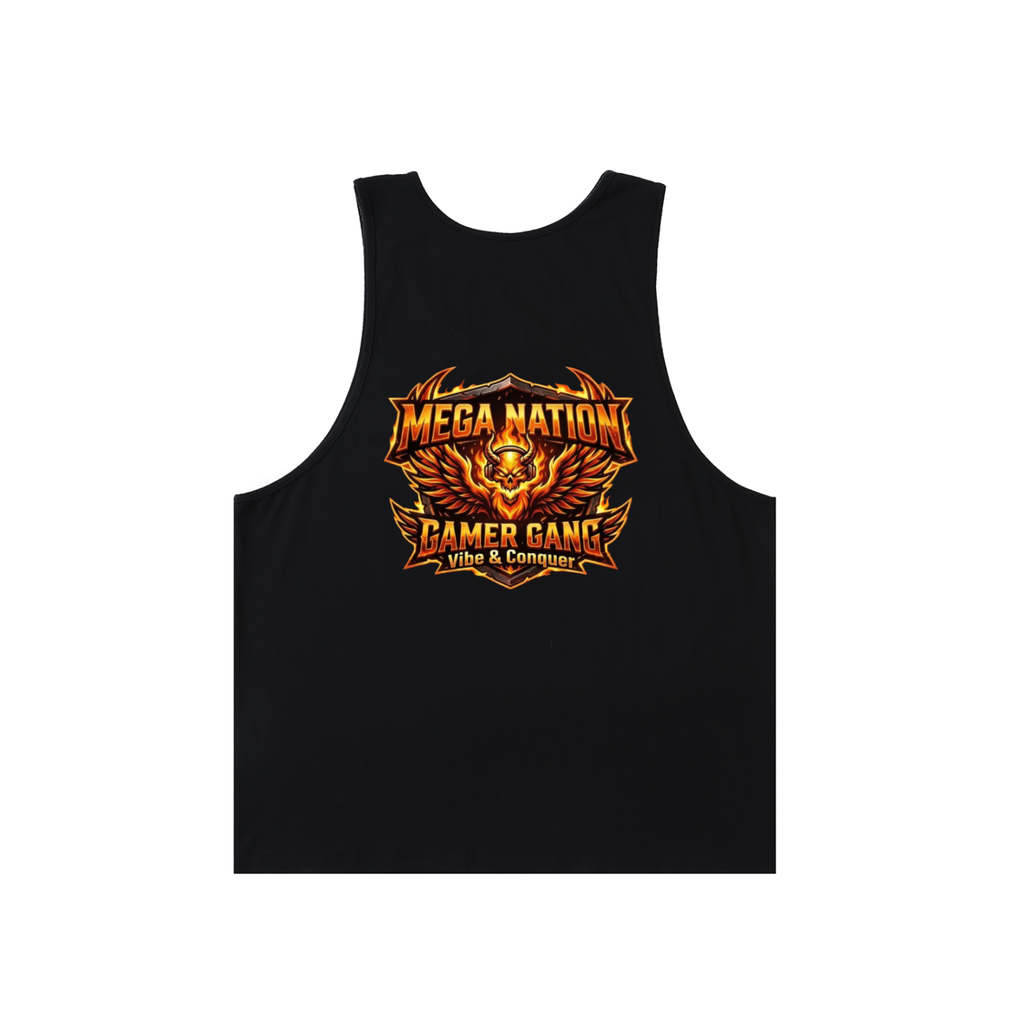 MNA Vibe & Conquer (Front and Back Logo) Loose Fit Tank Top (2 colors)