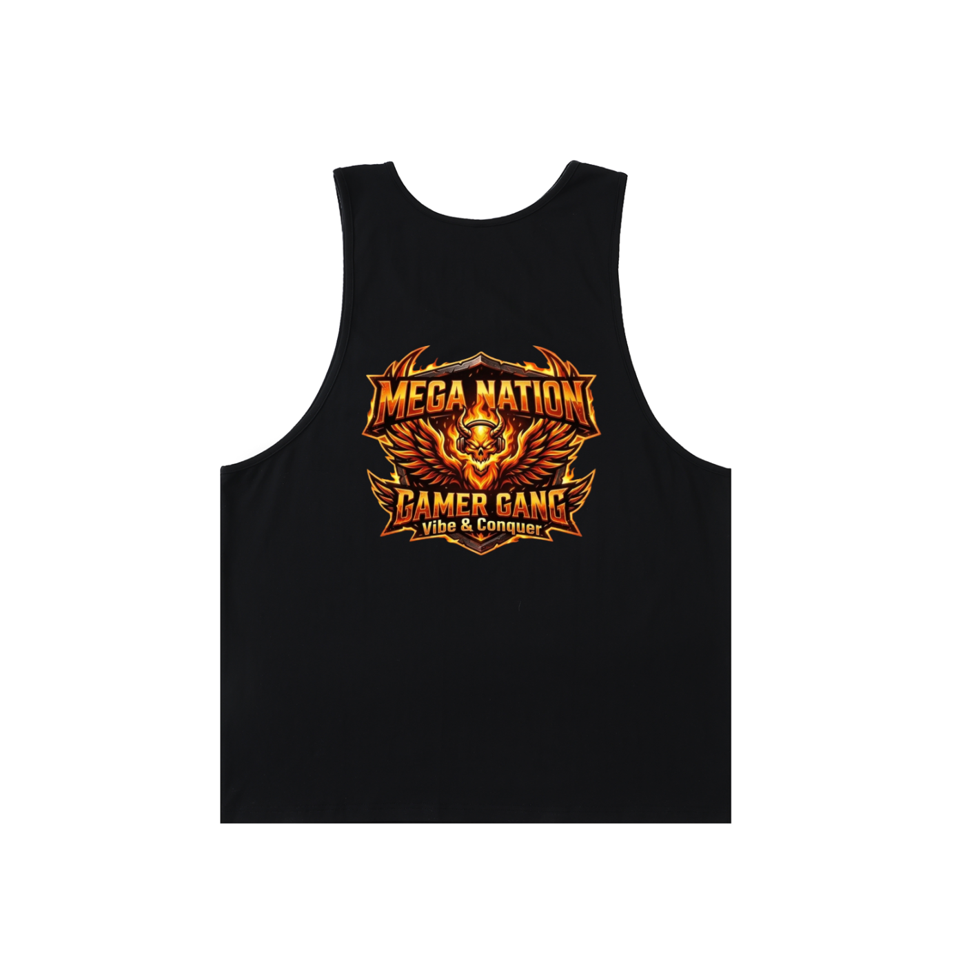 MNA Vibe & Conquer (Front and Back Logo) Loose Fit Tank Top (2 colors)