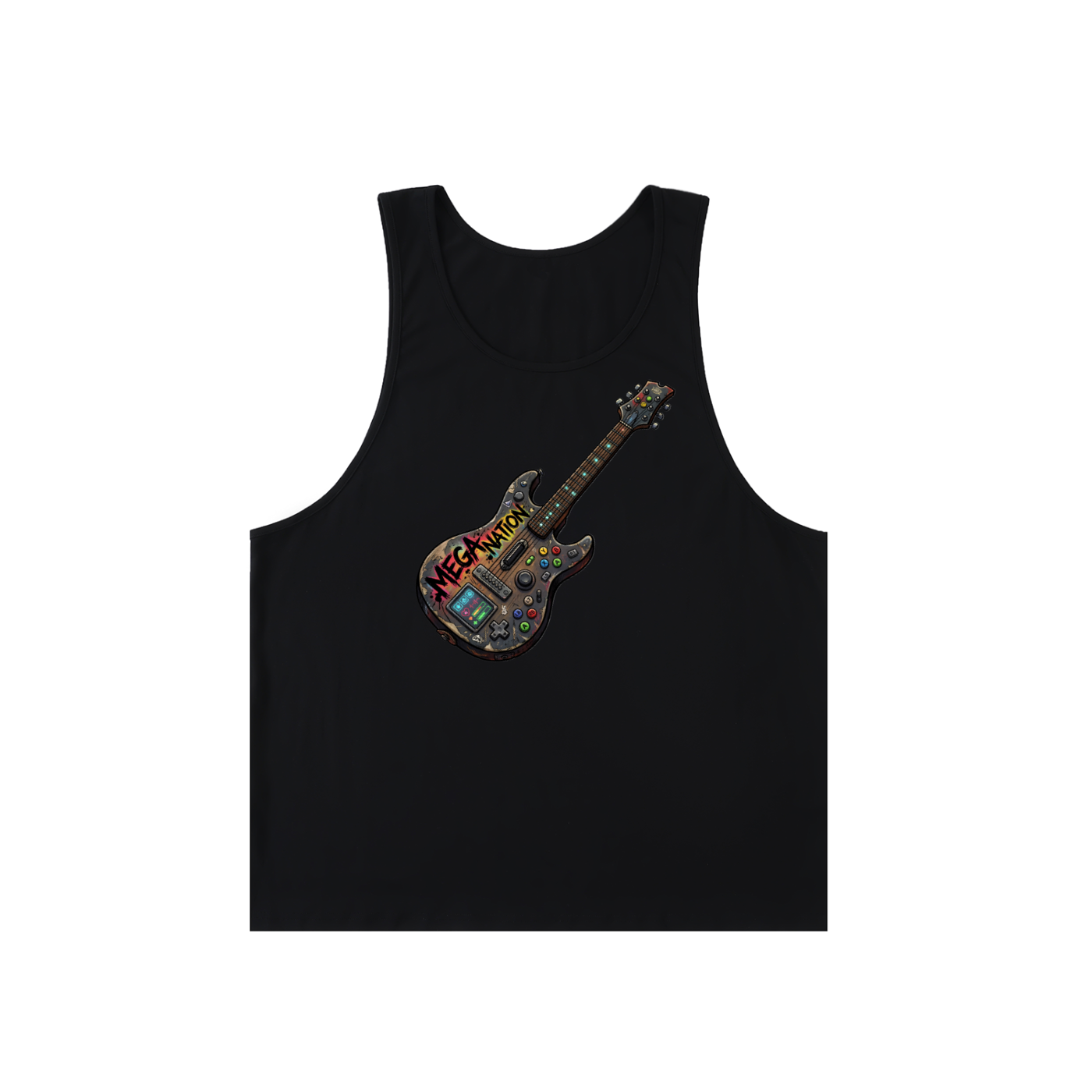 Mega Nation Gamer Guitar 2 Loose Fit Tank Top (2 colors)