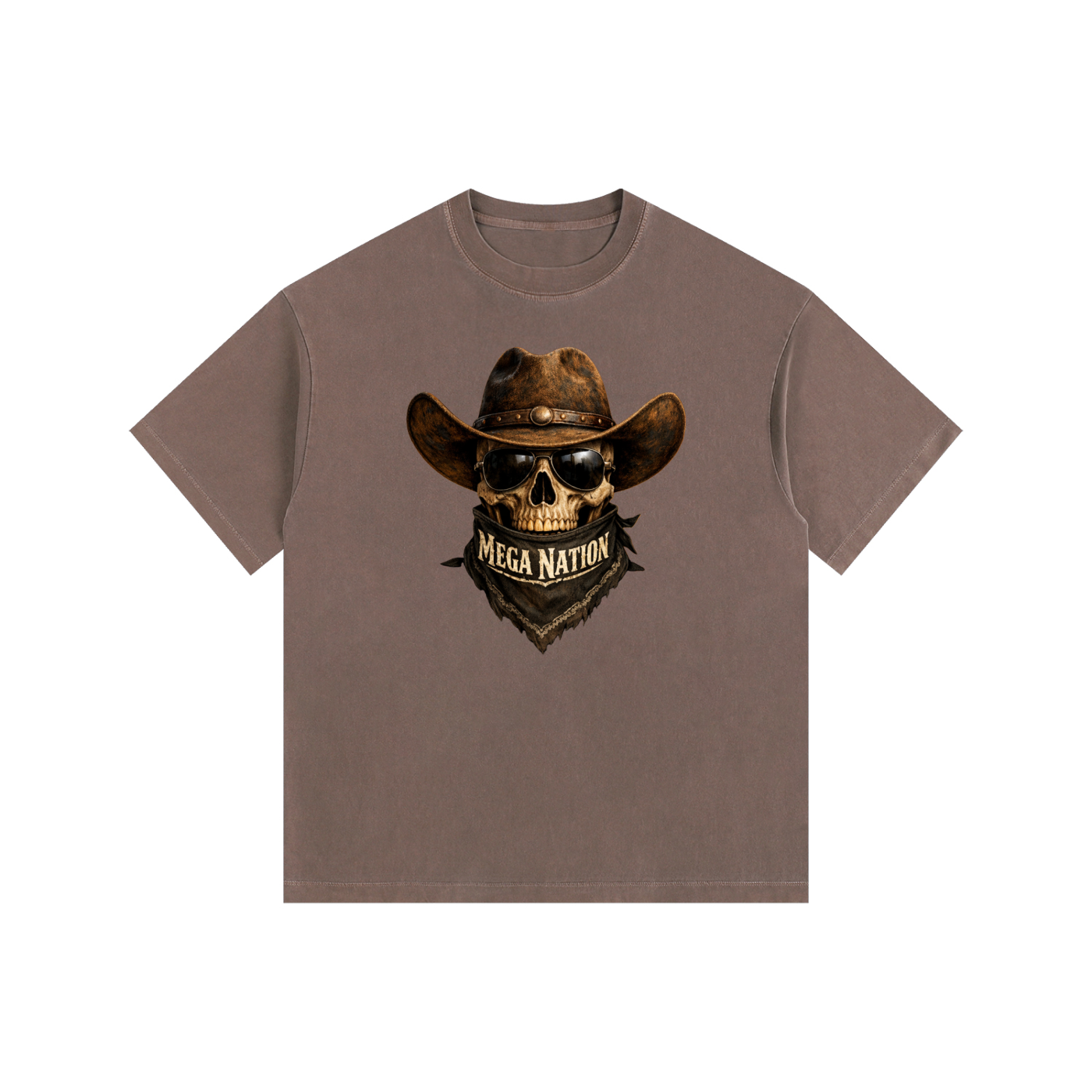 Mega Nation Outlaw Oversized Cotton T-Shirt (11 colors)