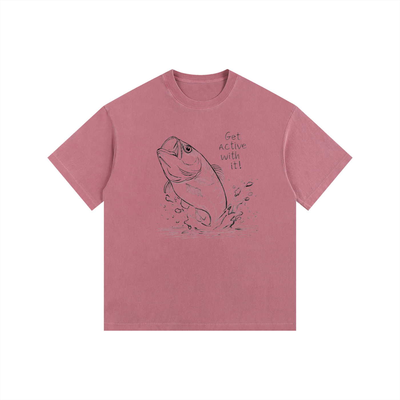 Get Active Bass Oversized Cotton T-Shirt (6 colors)