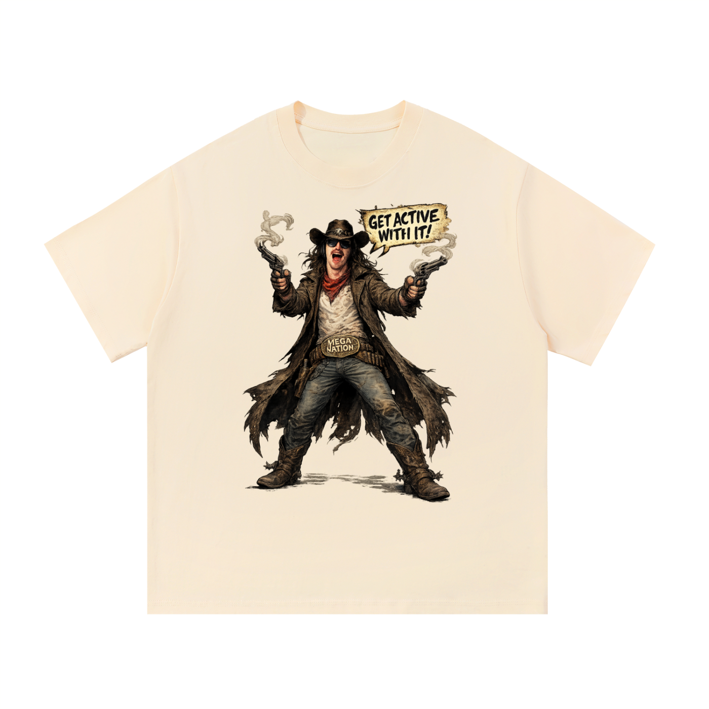 Mega Nation Active Revolvers T-Shirt (9 colors)