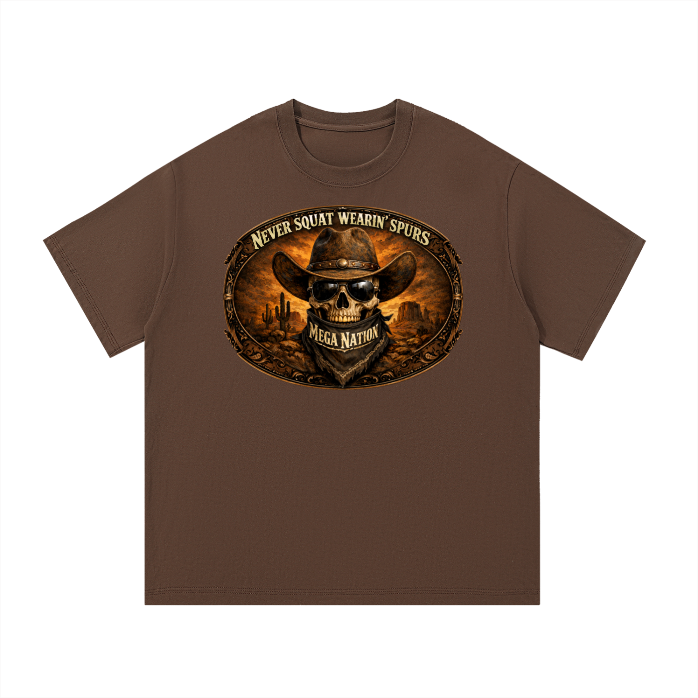 Mega Nation Outlaw Slogan T-Shirt (6 colors)