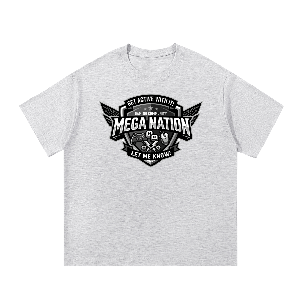 Mega Nation Gaming Community Essential Cotton T-Shirt (10 colors)