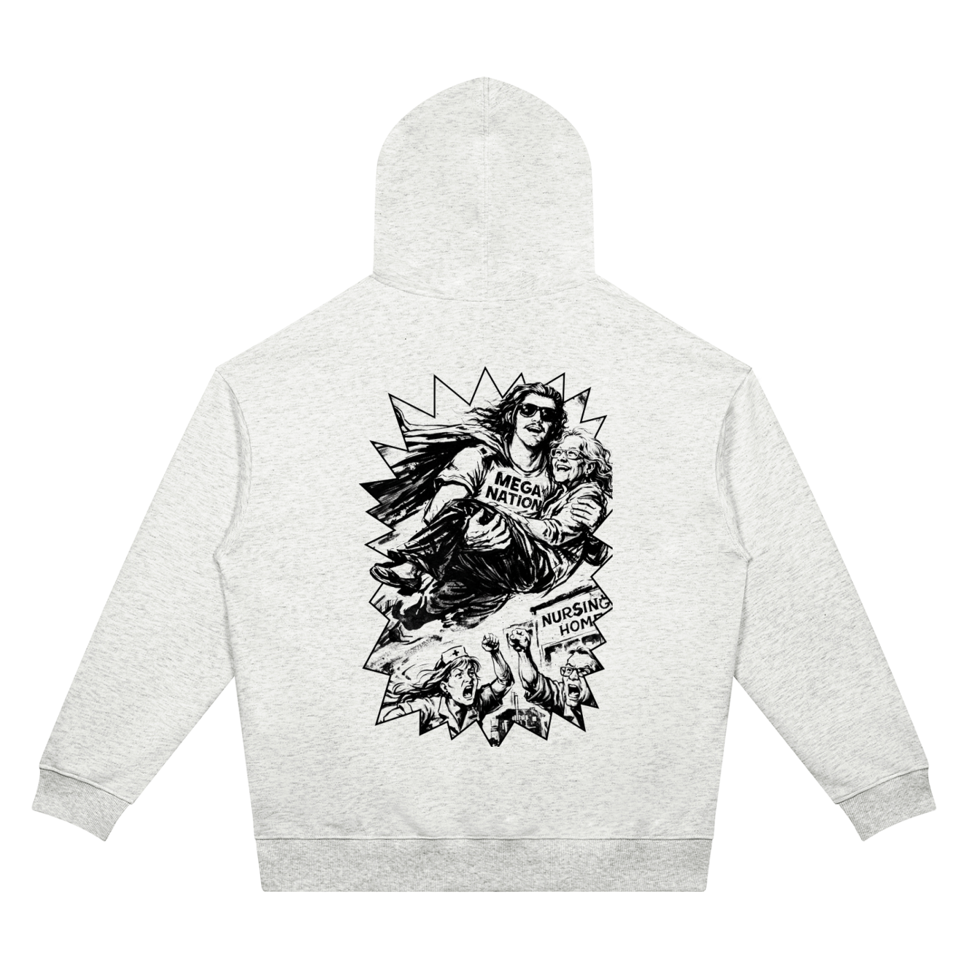Memaw's Hero Unisex Oversized Drop Shoulder Hoodie (4 colors)