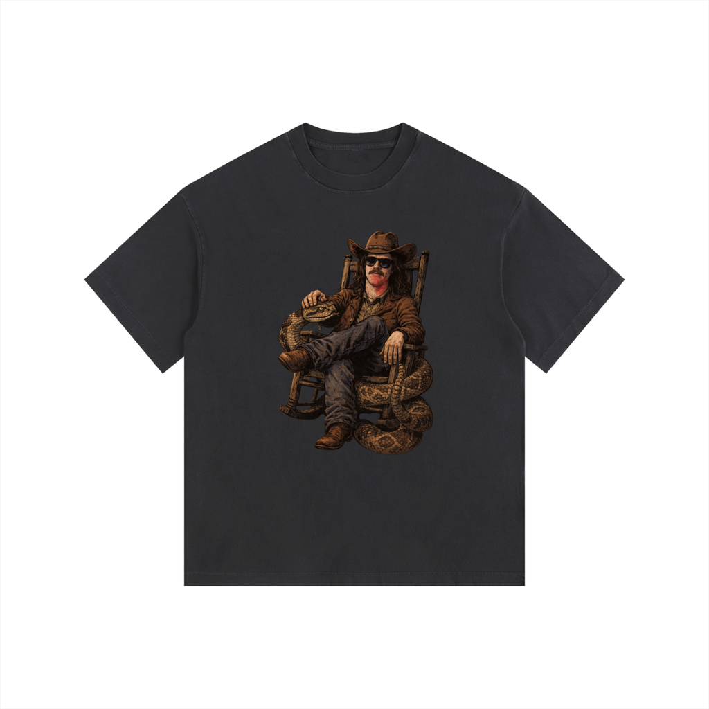 MegaSlanger Rattlesnake versized Cotton T-Shirt (9 colors)