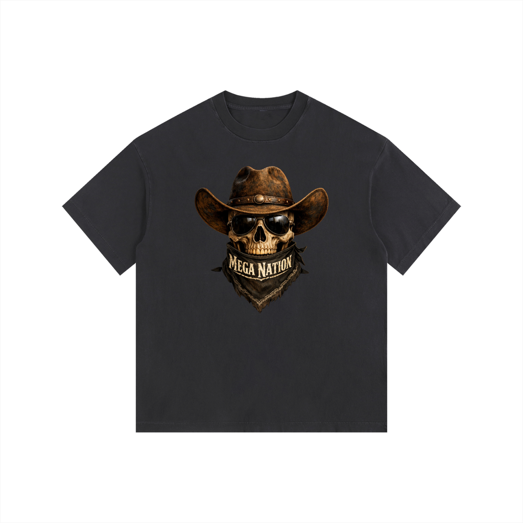 Mega Nation Outlaw Oversized Cotton T-Shirt (11 colors)
