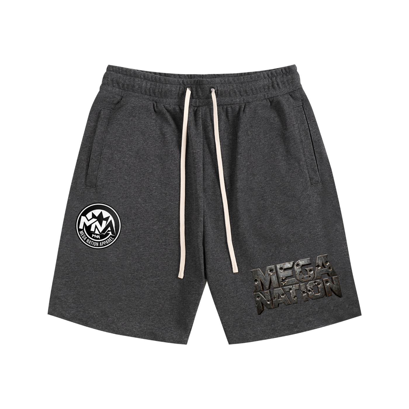 MNA Damaged Plate Essential Cotton Shorts (6 colors)