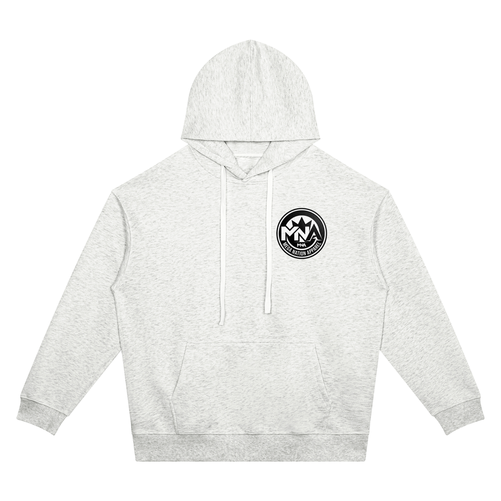 Mega Nation Black Rose Unisex Oversized Drop Shoulder Hoodie (2 colors)