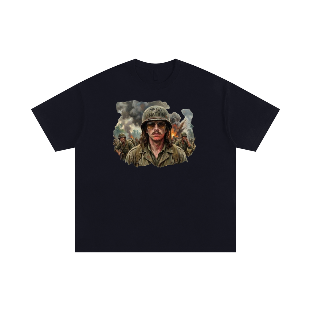 Mega Nation War Games Cotton T-Shirt (2 colors)
