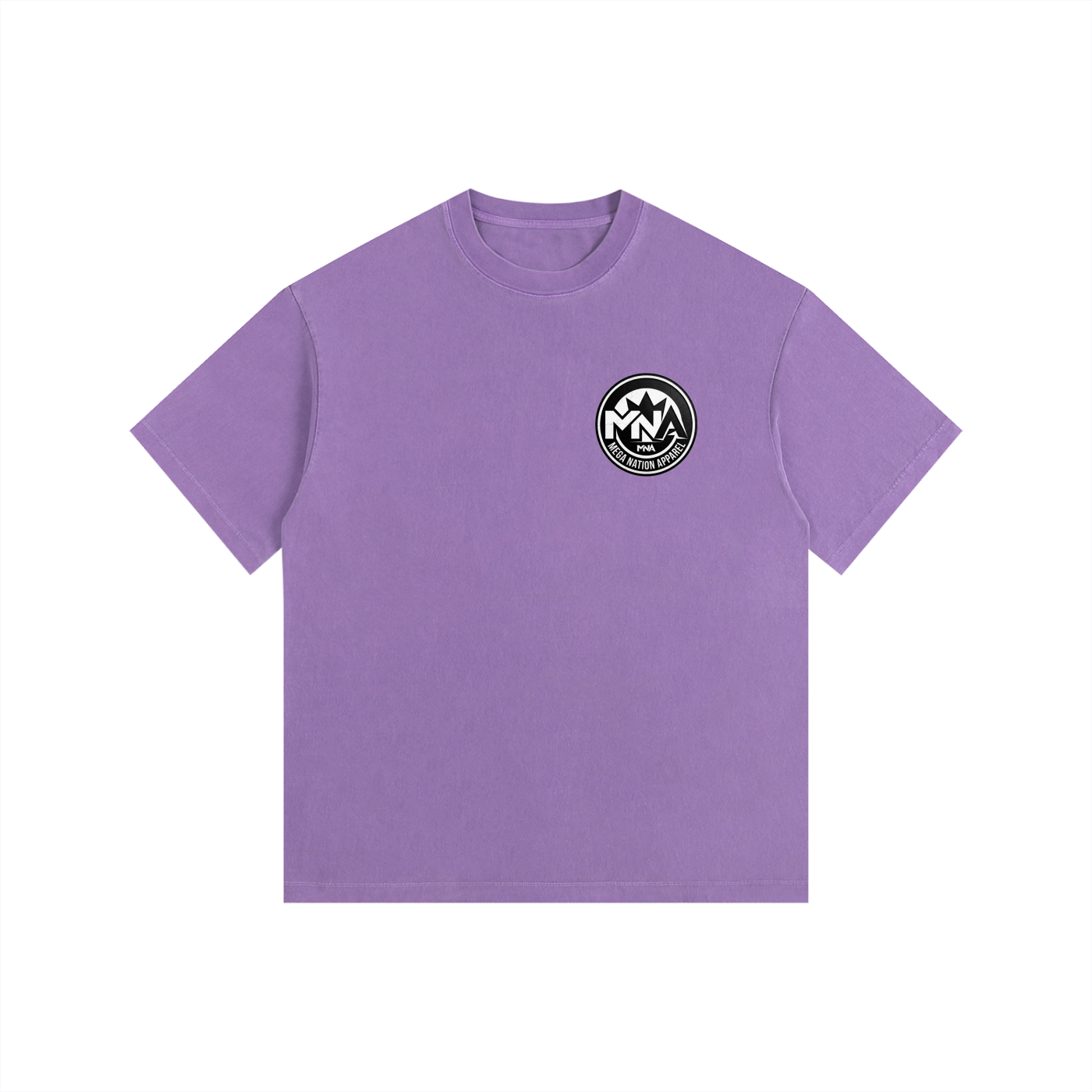 MNA Vibe & Conquer (Front and Back Logo) Oversized Cotton T-Shirt (9 colors)