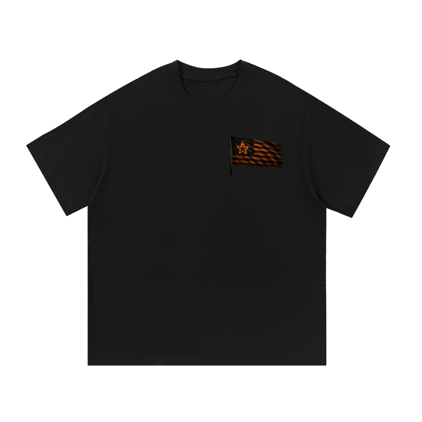Mega Nation Flag (Front & Back Logo) Essential Cotton T-Shirt (6 colors)