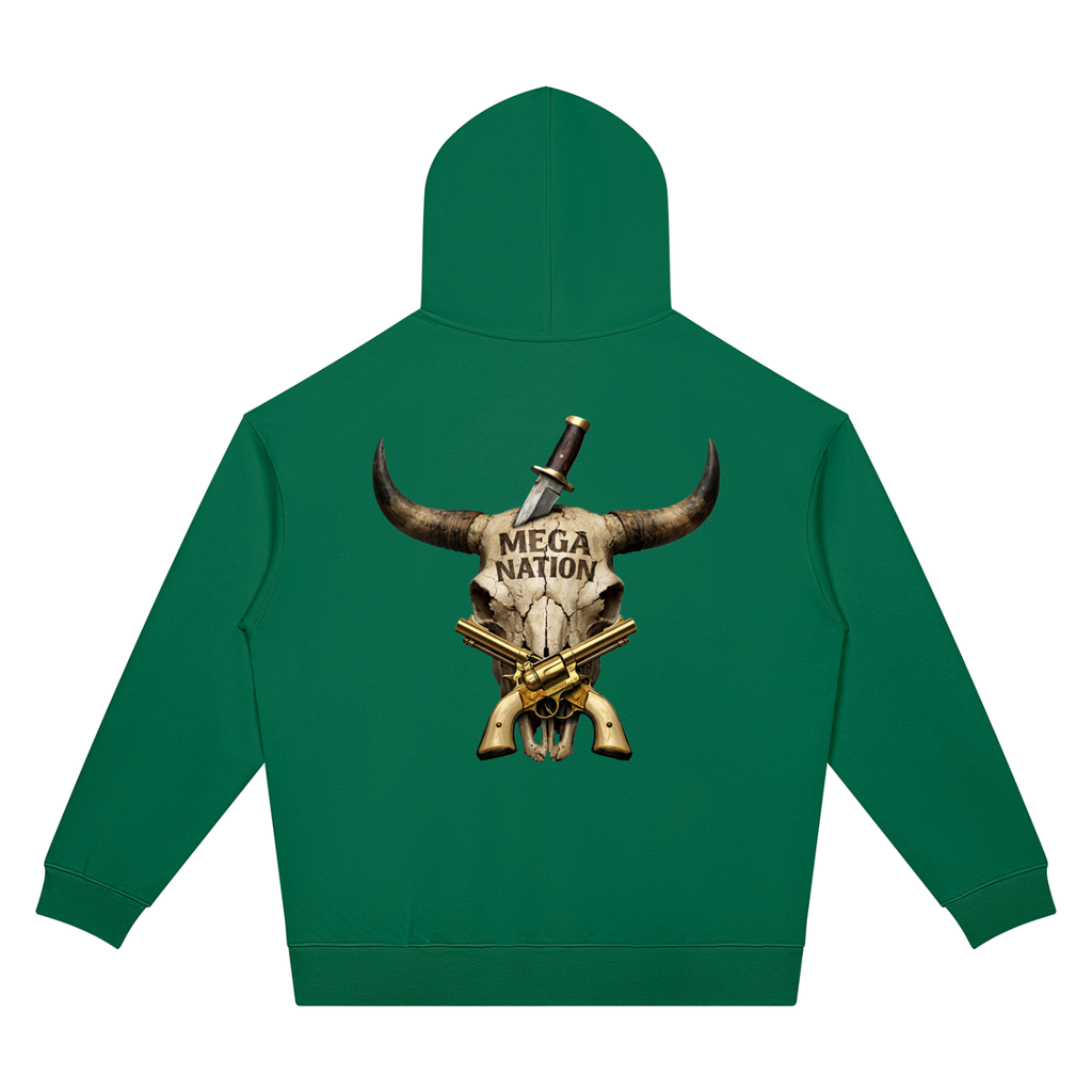 Mega Nation Longhorn Golden Revolvers Unisex Oversized Drop Shoulder Hoodie (7 colors)