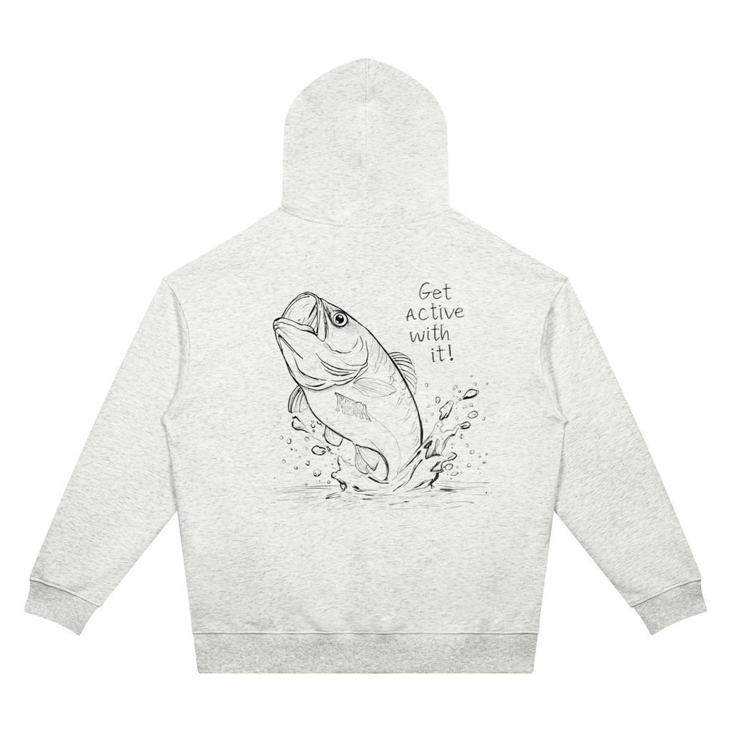Get Active Bass Unisex Oversized Drop Shoulder Hoodie (4 colors)