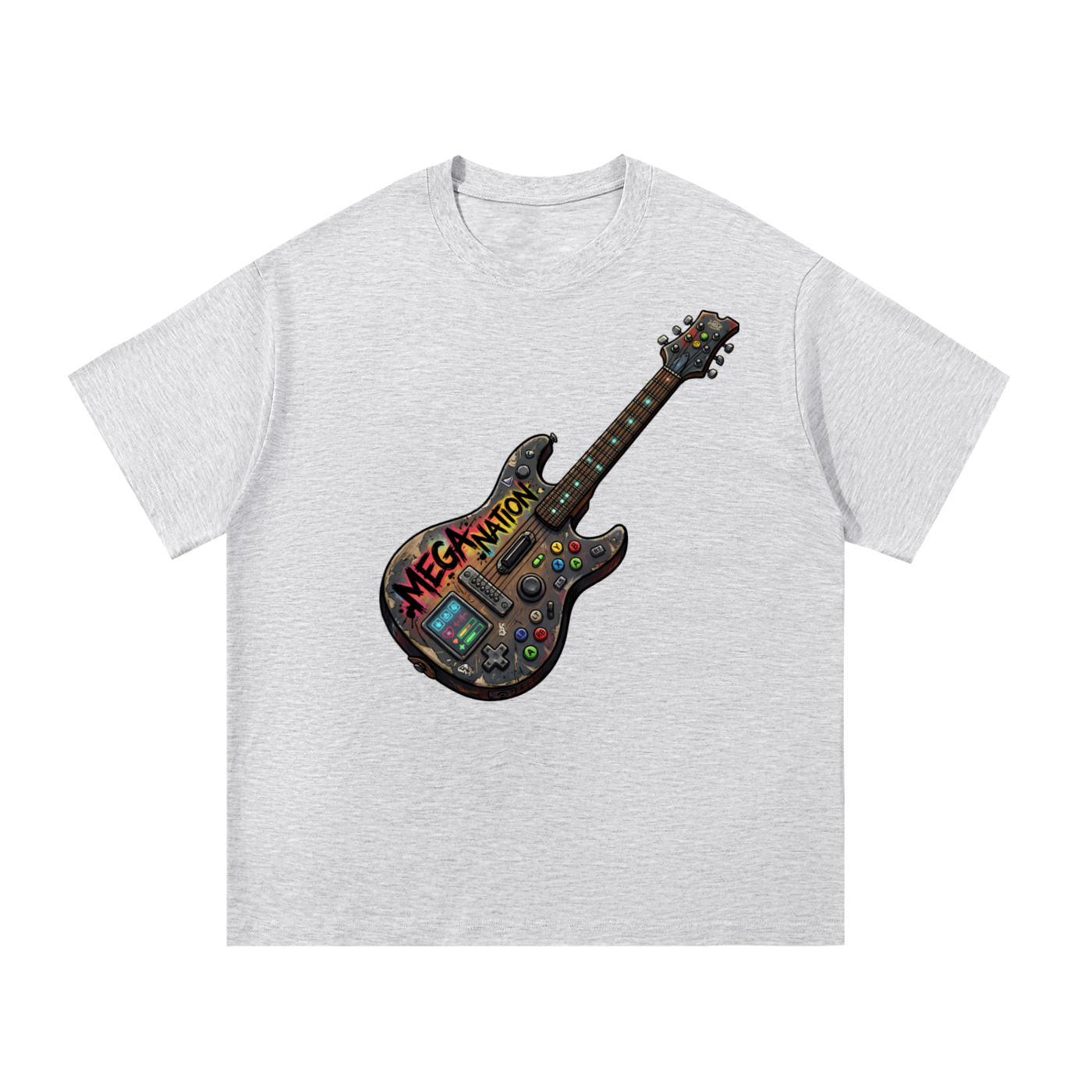 Mega Nation Gamer Guitar 2 T-Shirt (10 colors)