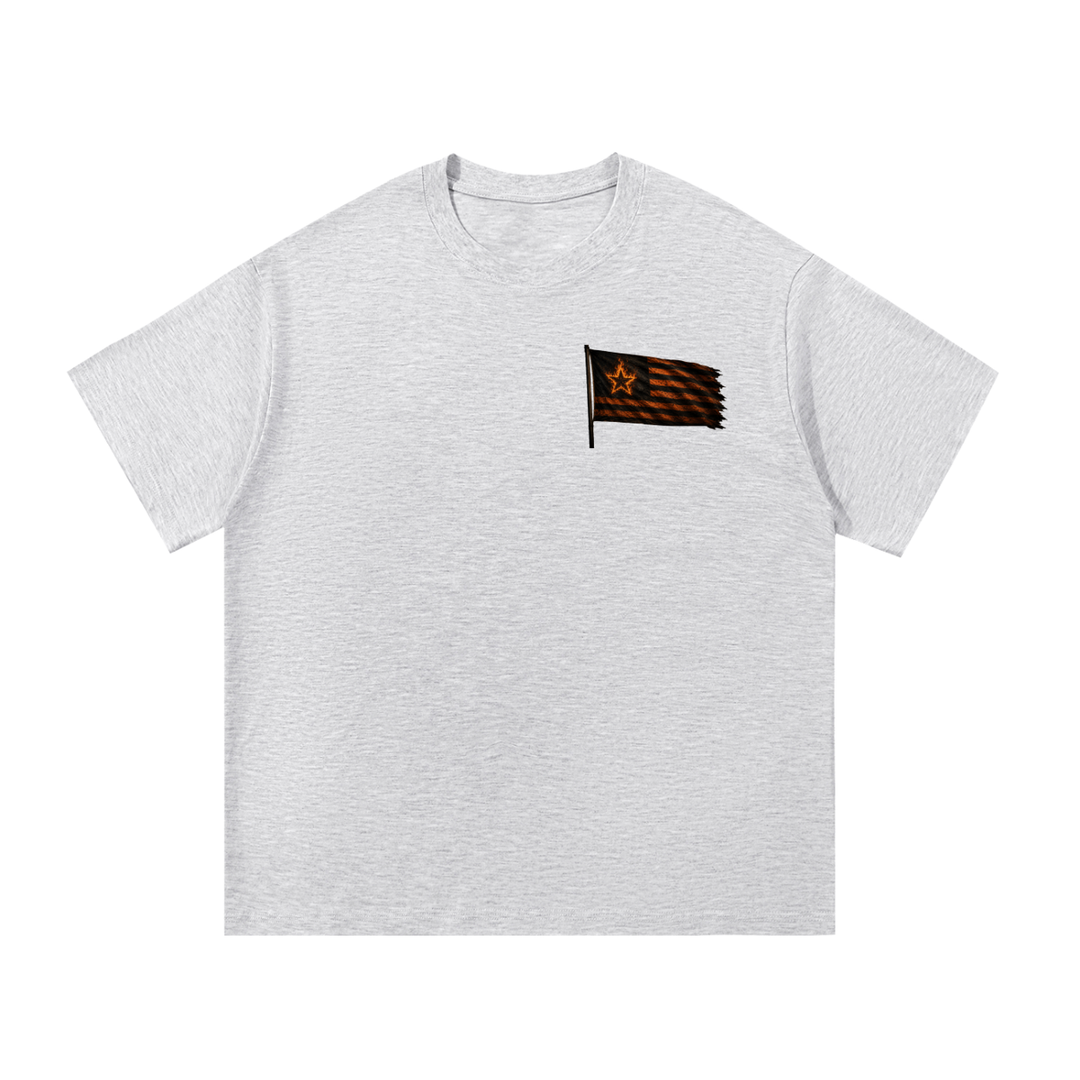 Mega Nation Flag (Front & Back Logo) Essential Cotton T-Shirt (6 colors)