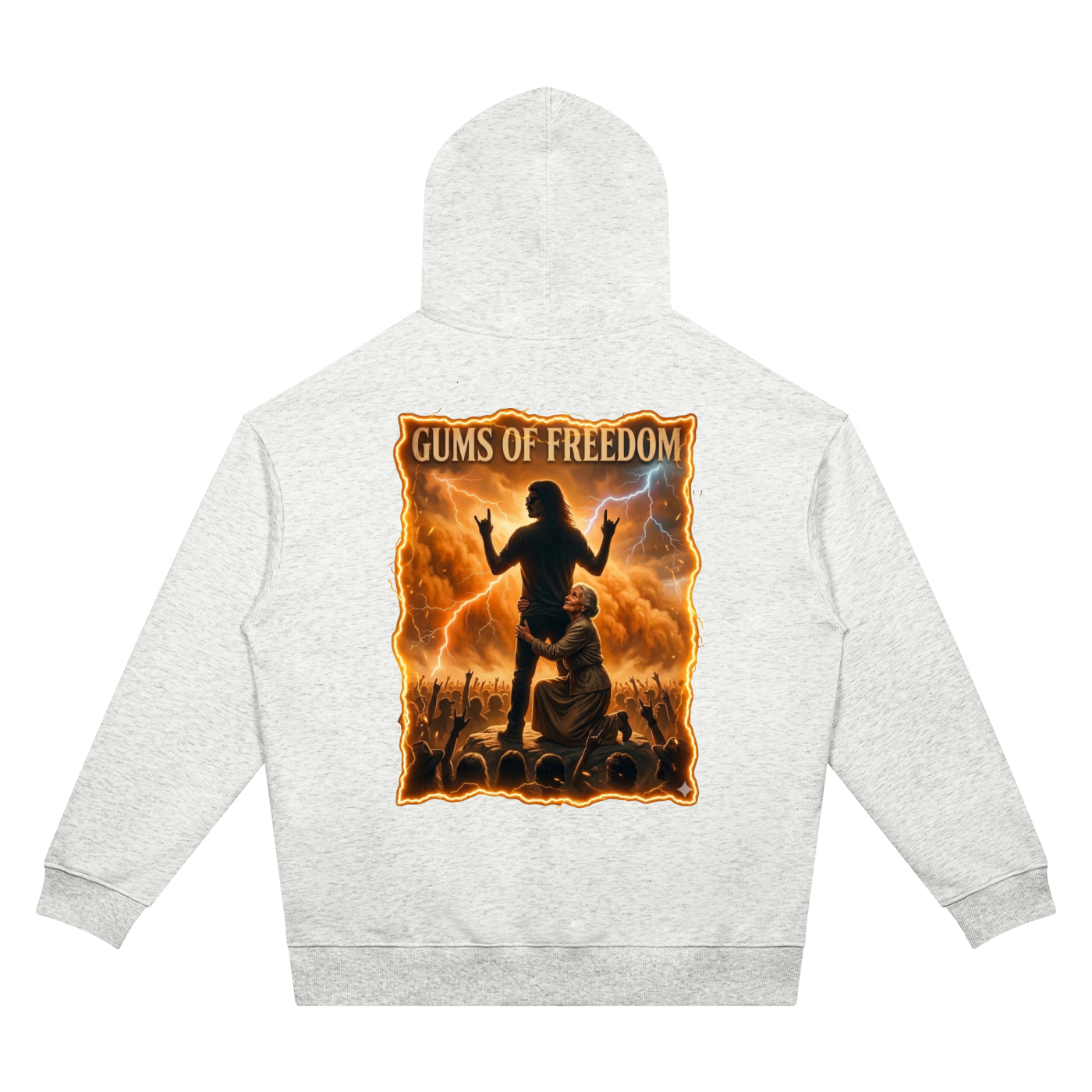 Gums Of Freedom Unisex Oversized Drop Shoulder Hoodie (7 colors)
