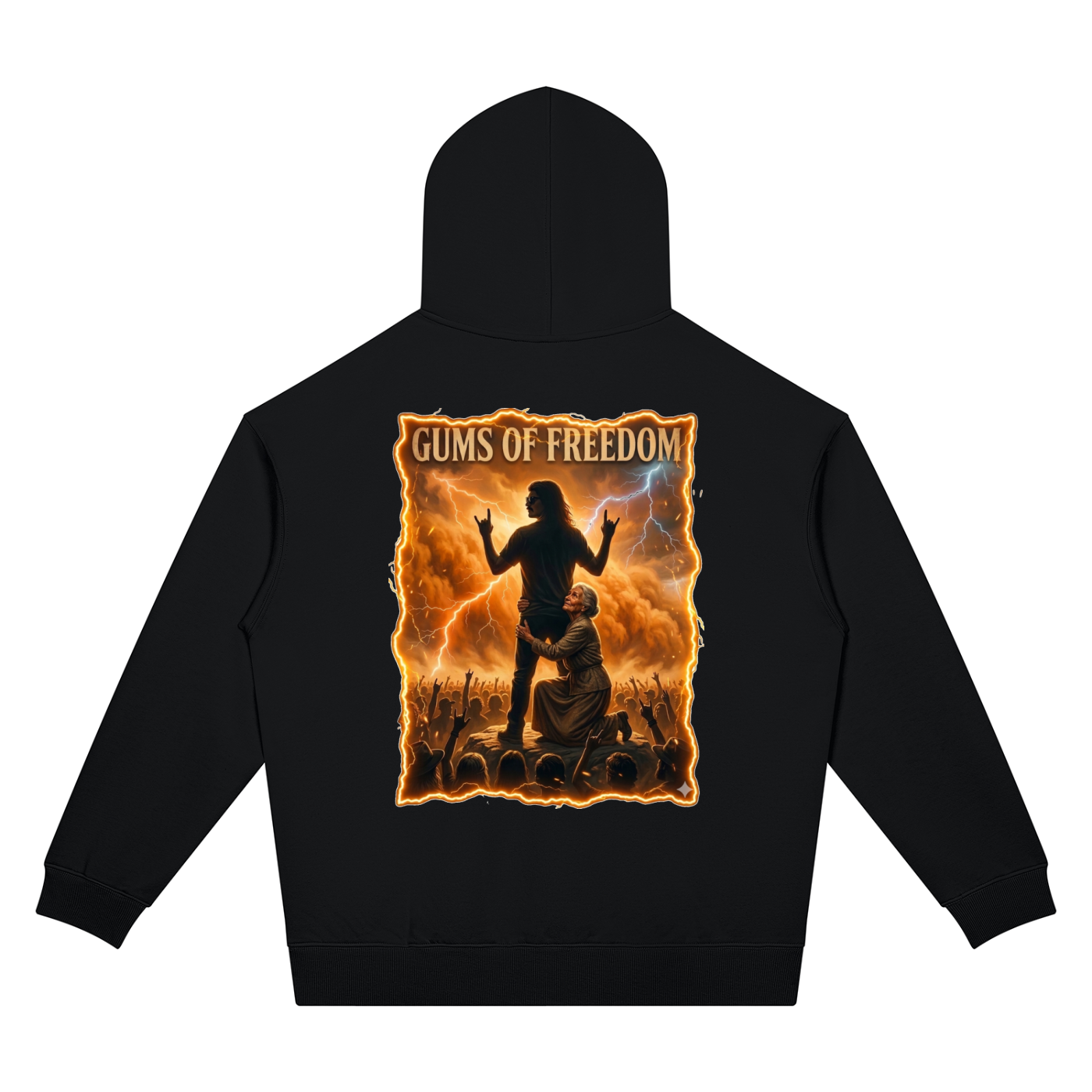Gums Of Freedom Unisex Oversized Drop Shoulder Hoodie (7 colors)