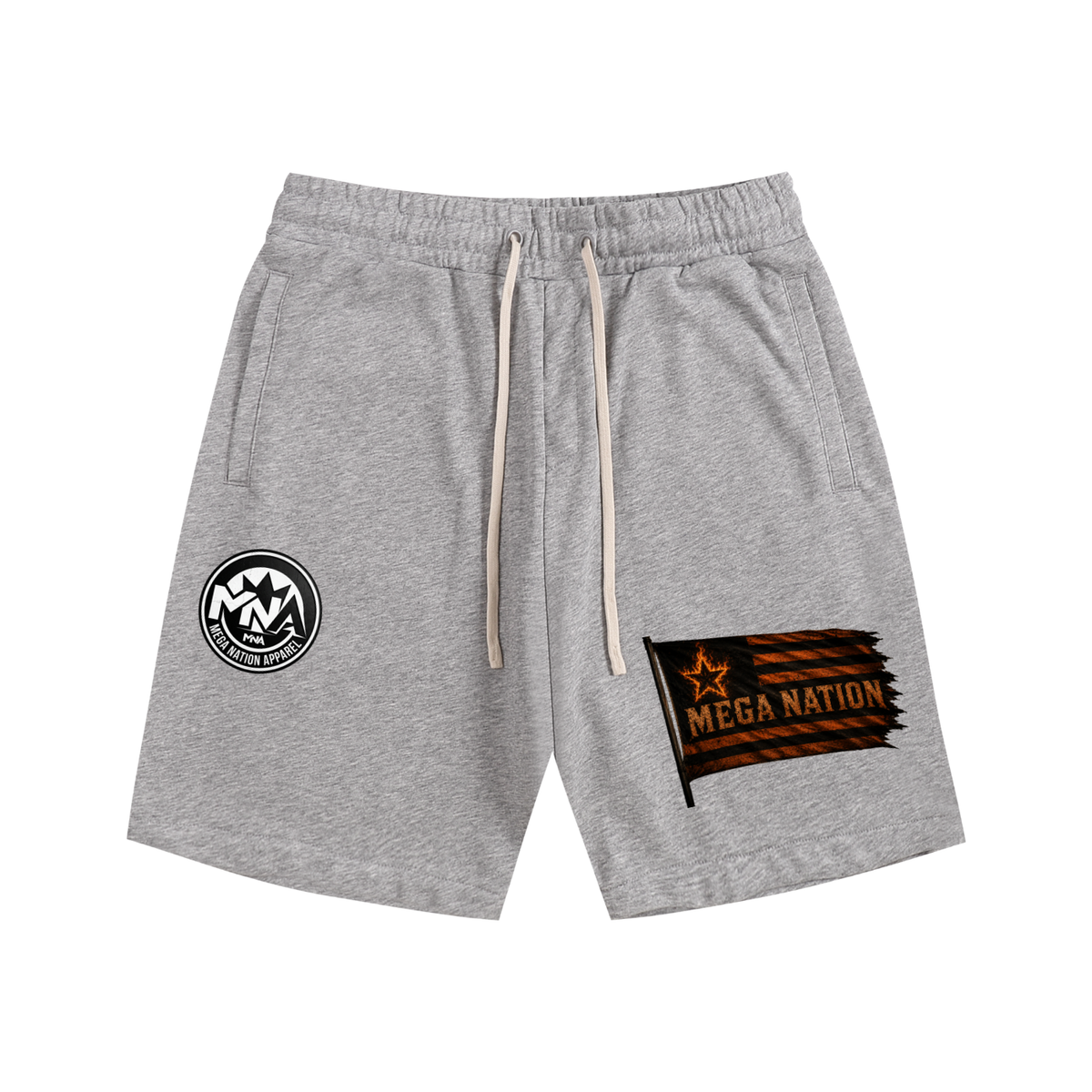 Mega Nation Flag Essential Cotton Shorts (6 colors)
