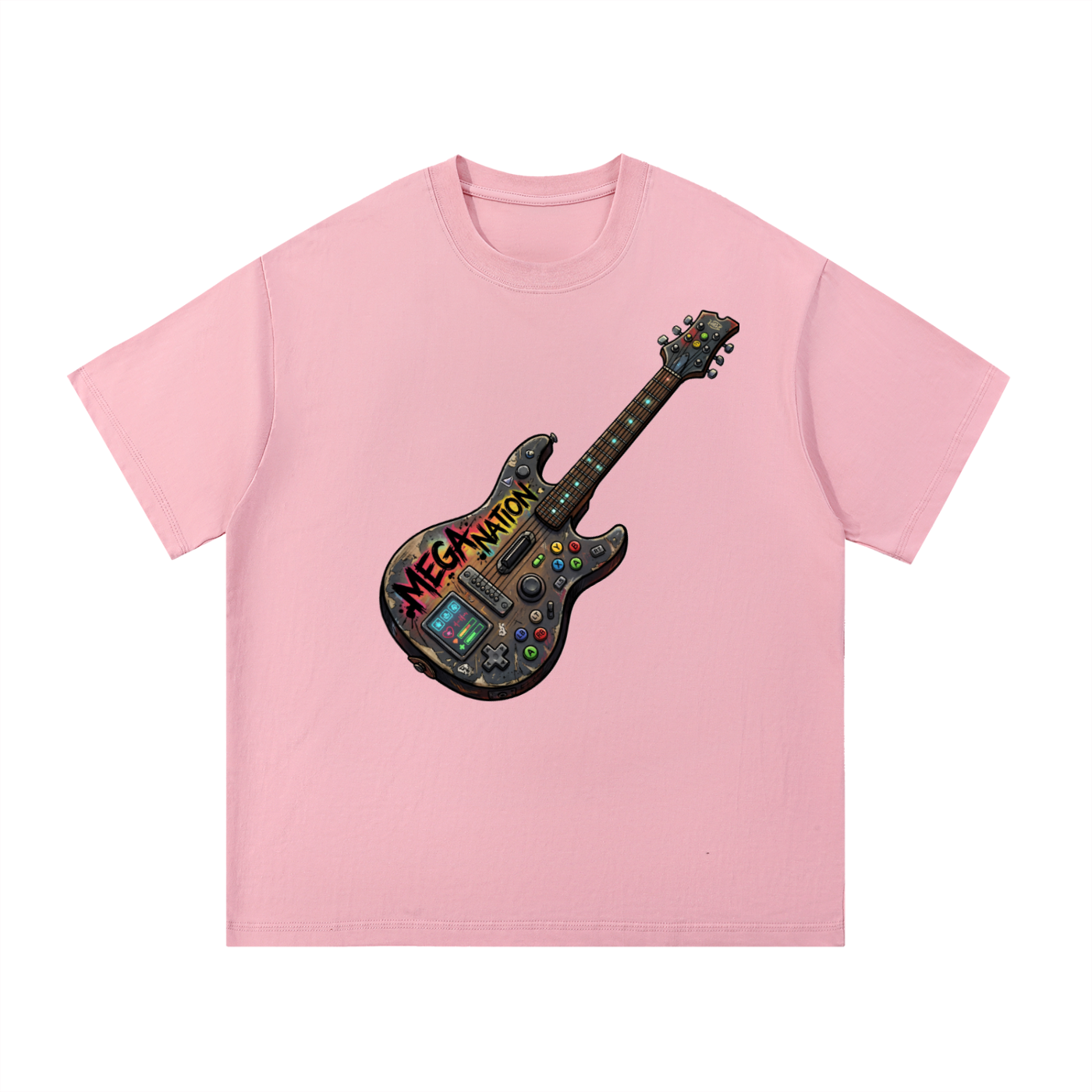 Mega Nation Gamer Guitar 2 T-Shirt (10 colors)