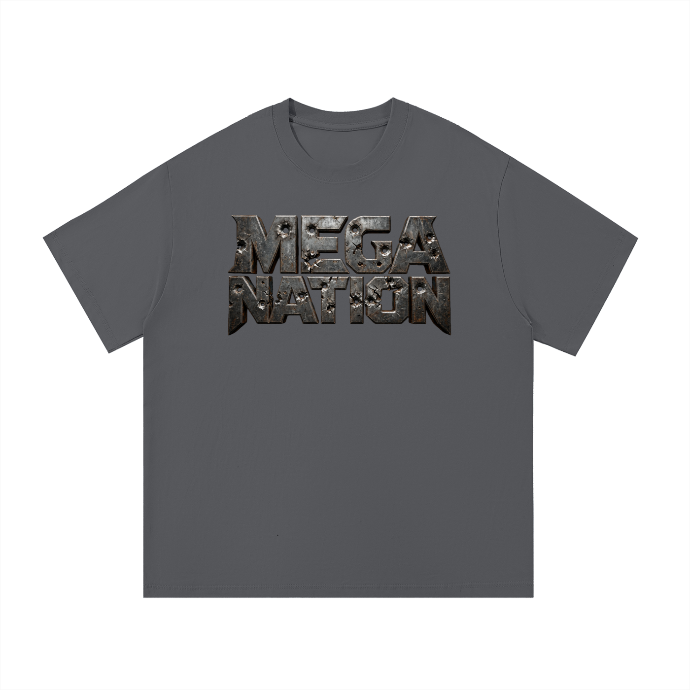 Mega Nation Damaged Plate T-Shirt (10 colors)