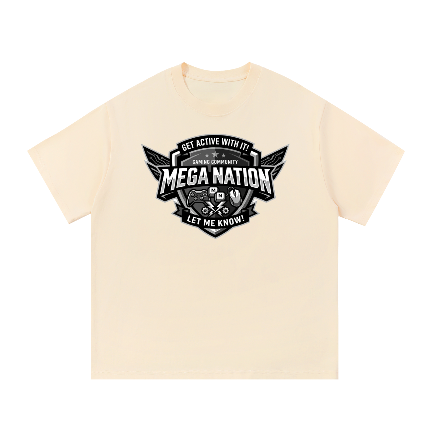 Mega Nation Gaming Community Essential Cotton T-Shirt (10 colors)