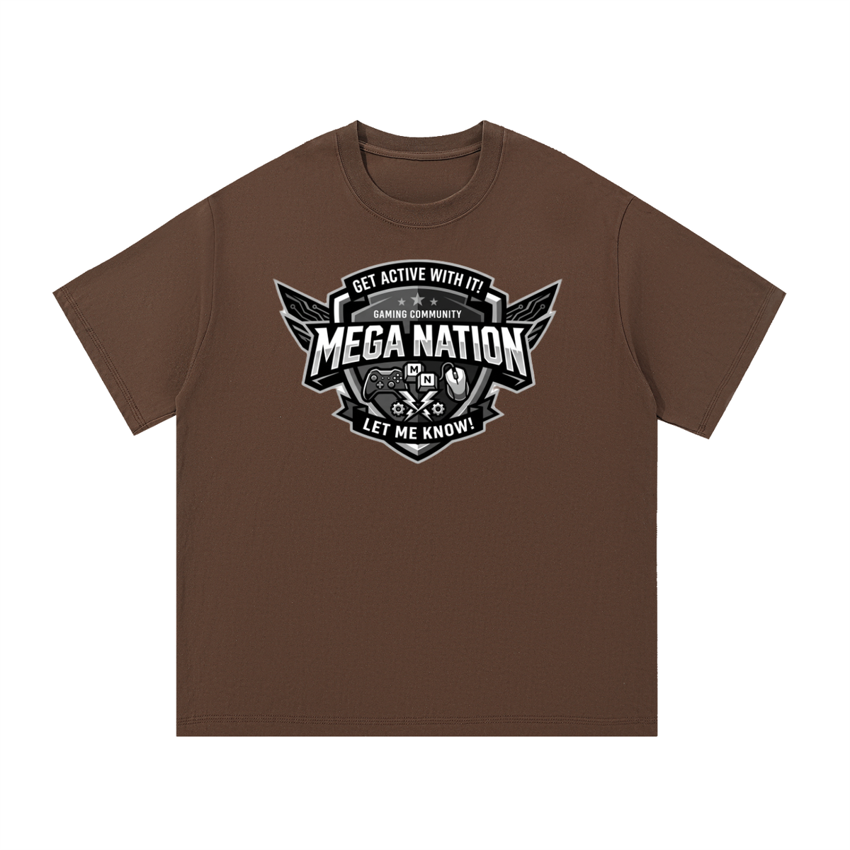 Mega Nation Gaming Community Essential Cotton T-Shirt (10 colors)
