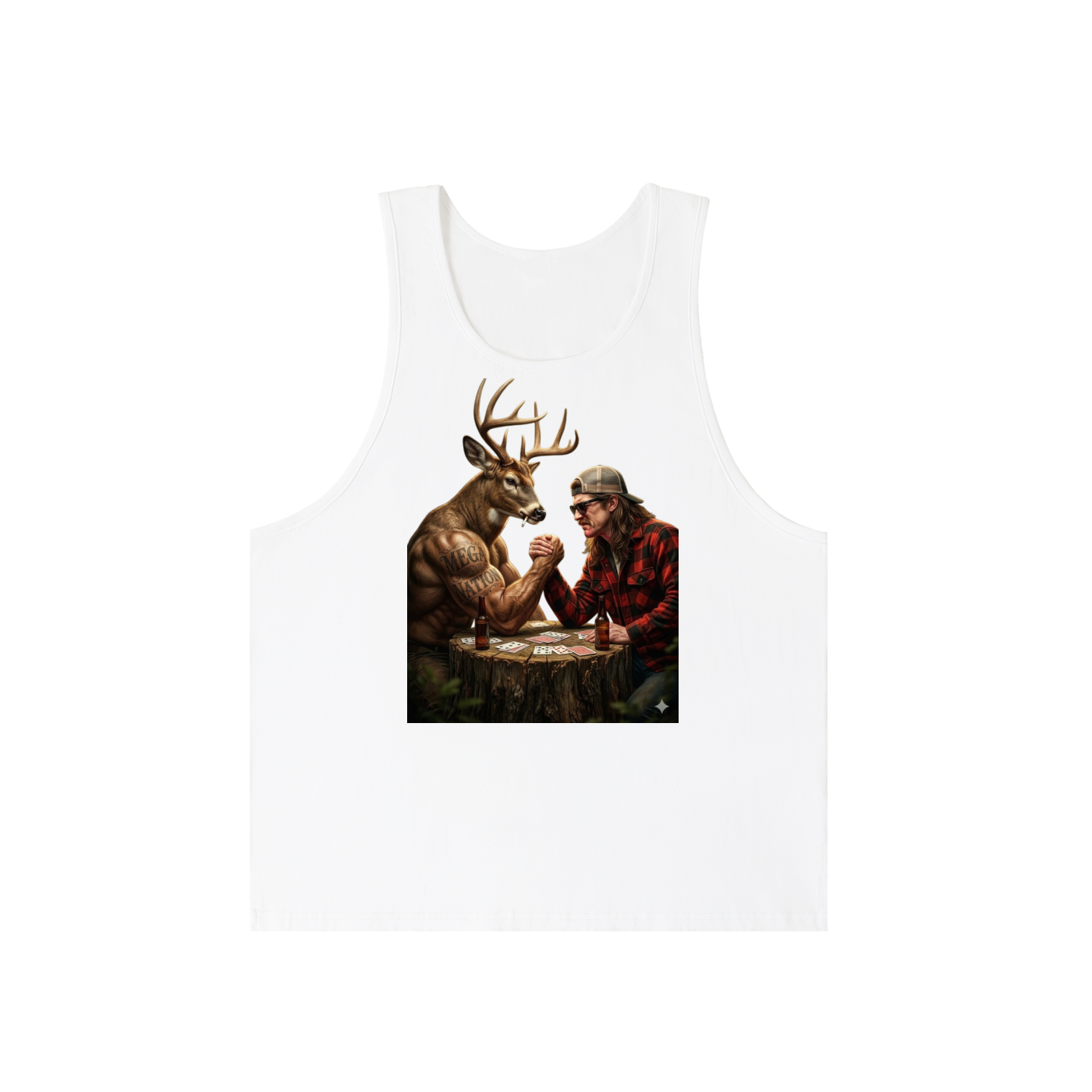 Mega Nation Outdoor Activities Loose Fit Tank Top (2 colors)